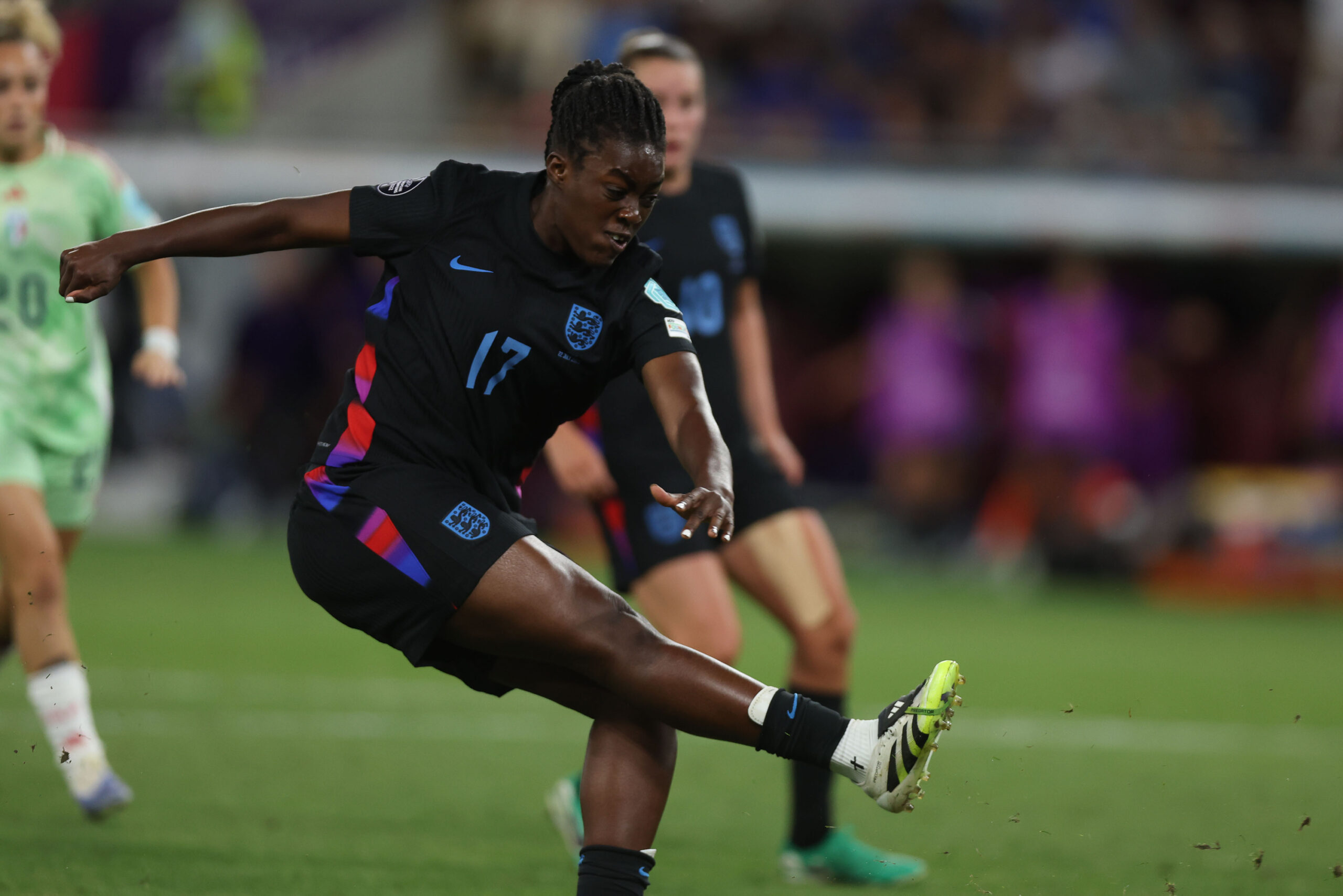 Euro 2025 - Angleterre-Italie : Michelle Agyemang, a star is born