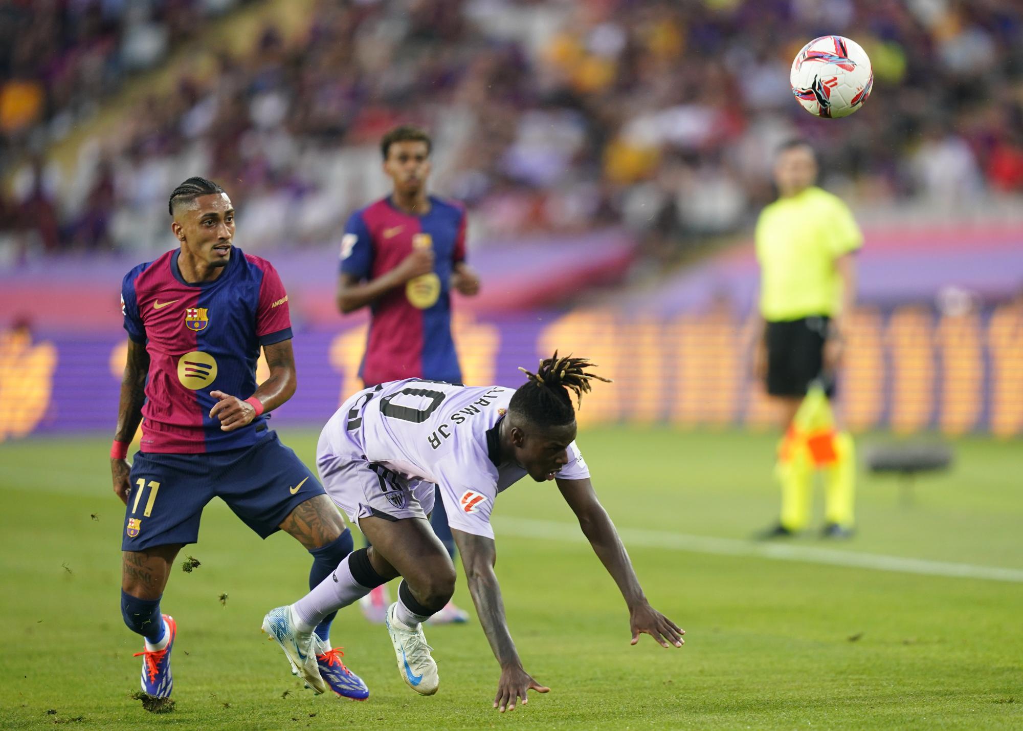 Mercato : Raphinha n'est pas déçu par le choix de Nico Williams, qui n'a pas signé à Barcelone