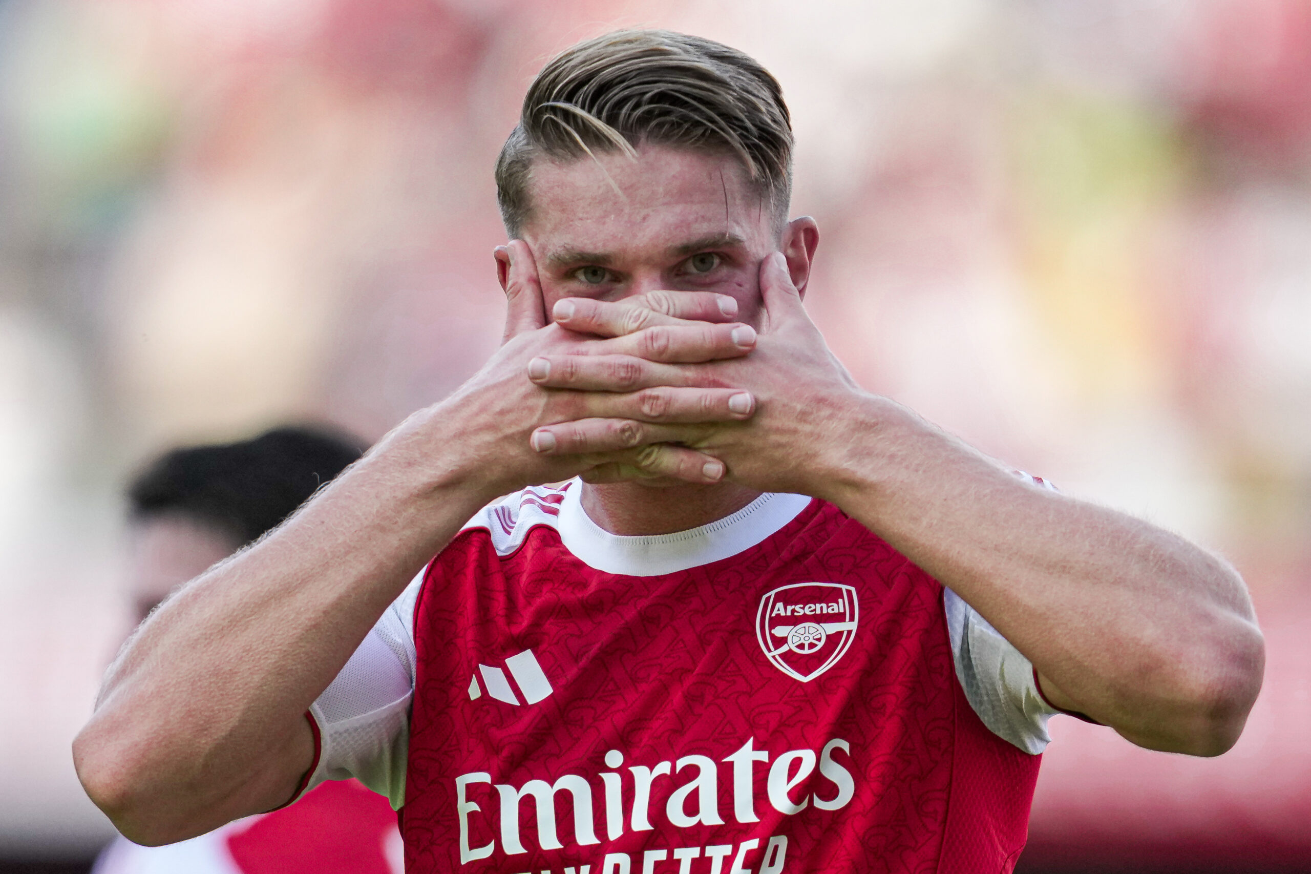 La première réalisation de Viktor Gyökeres avec Arsenal, face à l'Athletic Club Bilbao lors de l'Emirates Cup