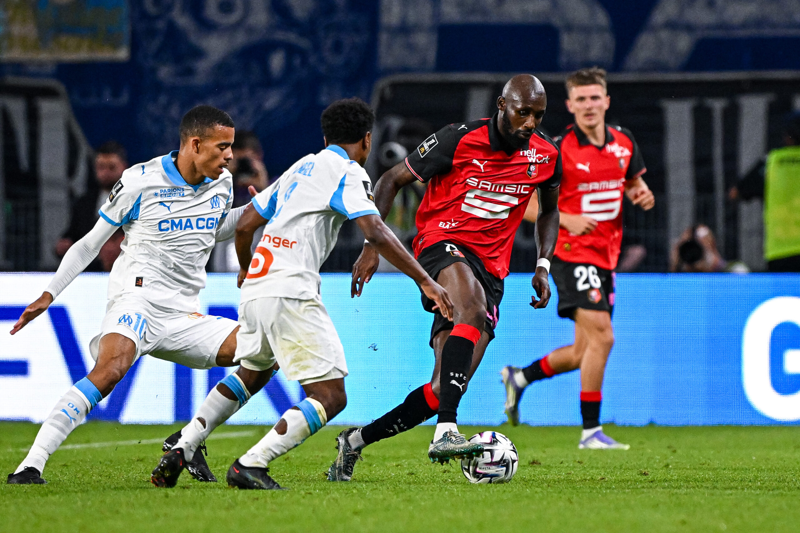 Ligue 1 : à 10 contre 11, Rennes douche l'OM