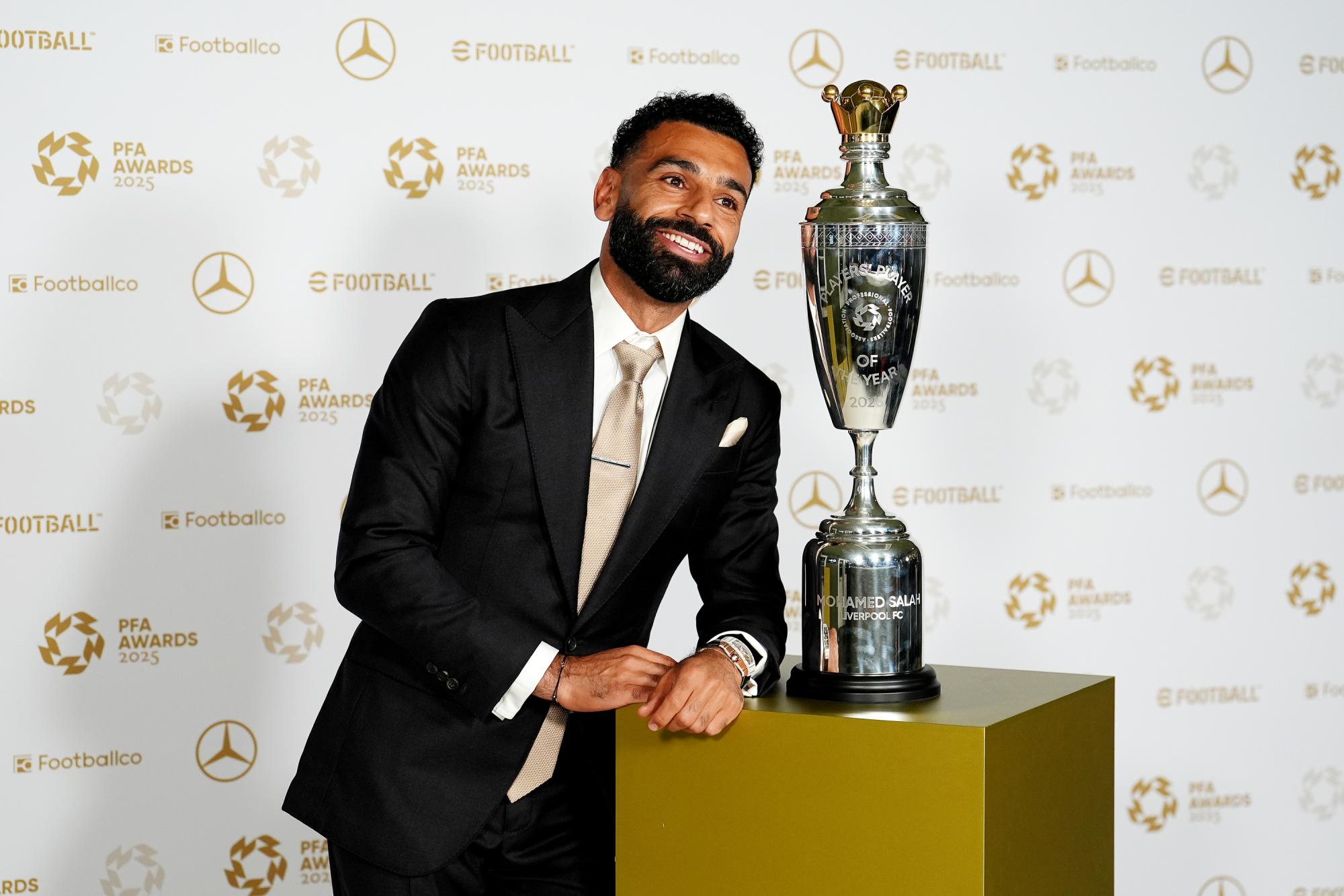 Mohamed Salah élu joueur de la saison de Premier League par l'association des footballeurs professionnels