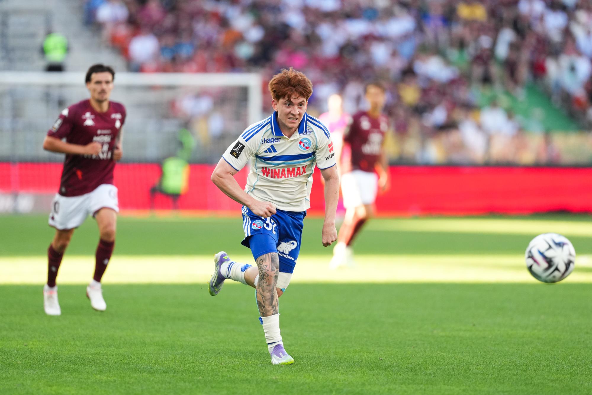 Le barrage de Ligue Conférence entre Strasbourg et Brøndby sur le Twitch de RMC Sport