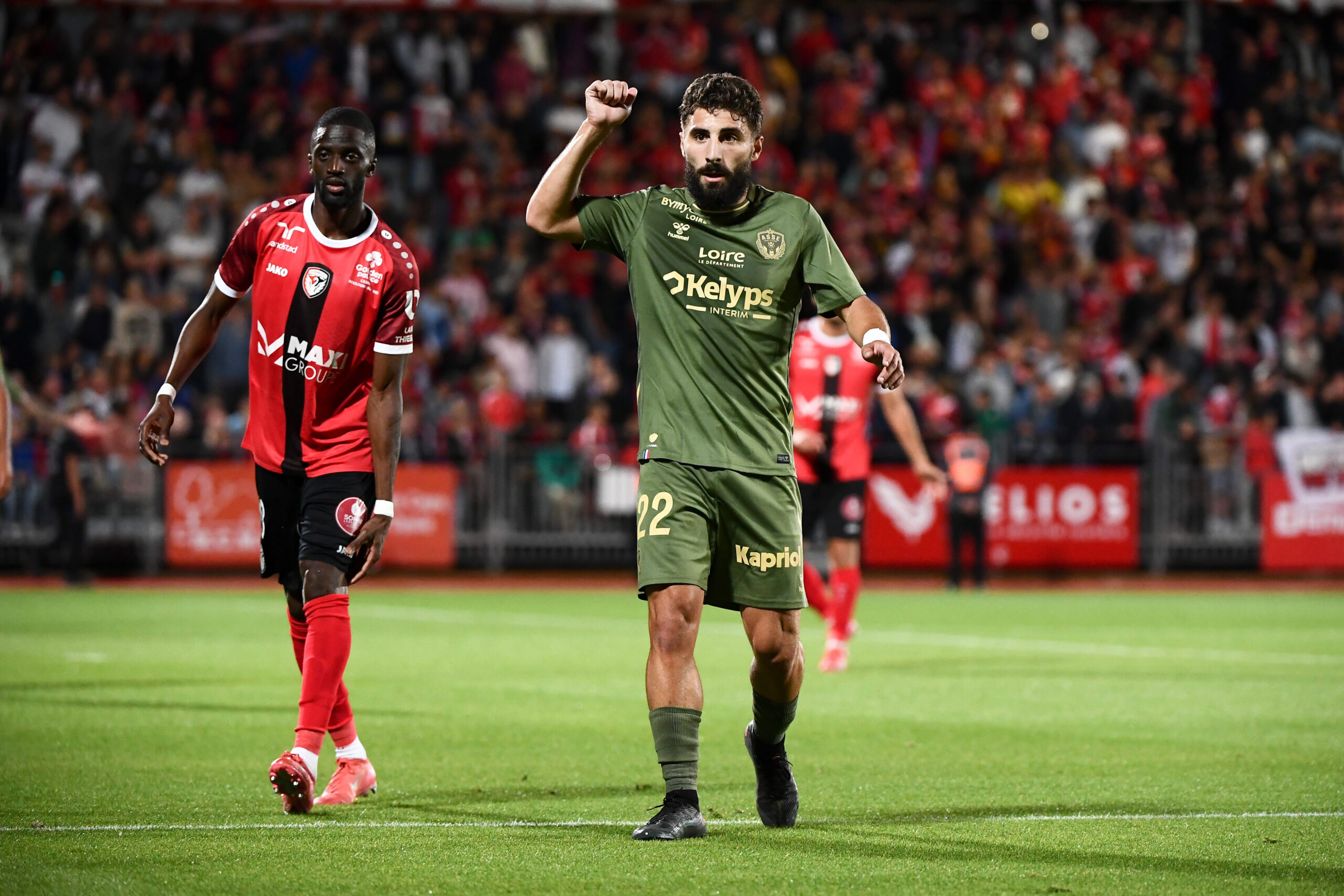 Saint-Étienne s'impose aux forceps à Boulogne