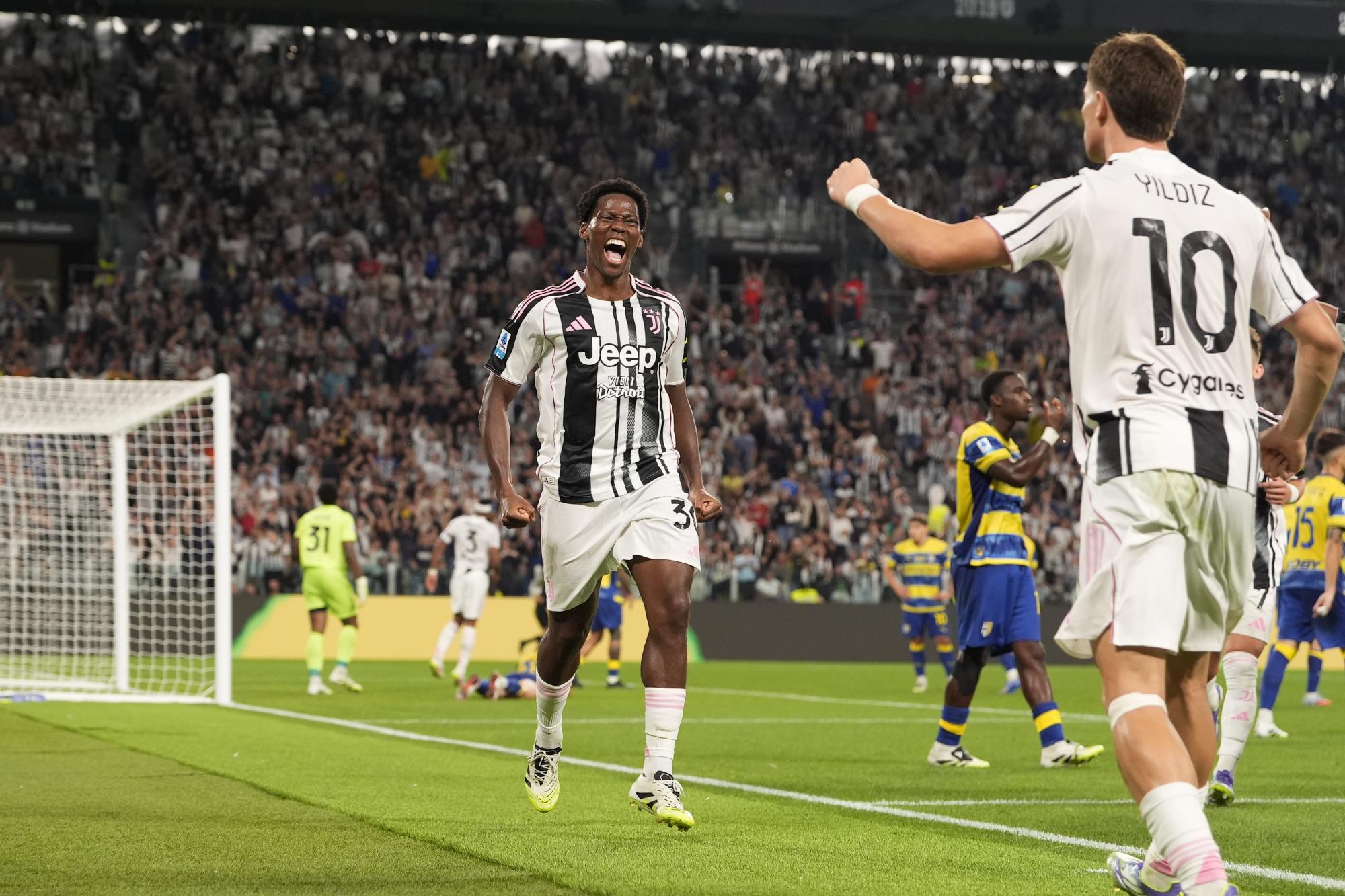 Serie A : la Juventus gagne contre Parme, l'Atalanta fait nul face à Pise