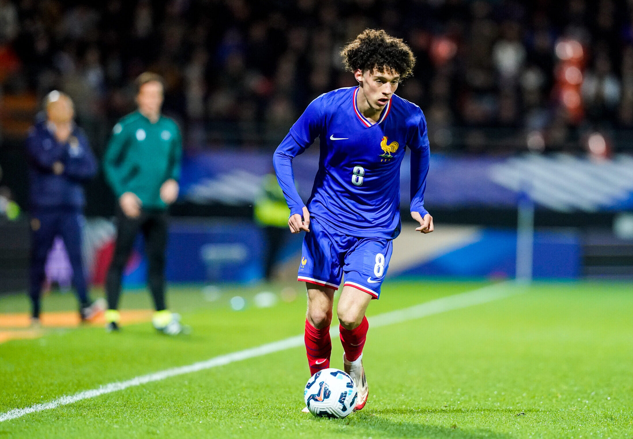 Maghnes Akliouche (Monaco), nouveau venu dans la liste de l'équipe de France annoncée par Didier Deschamps