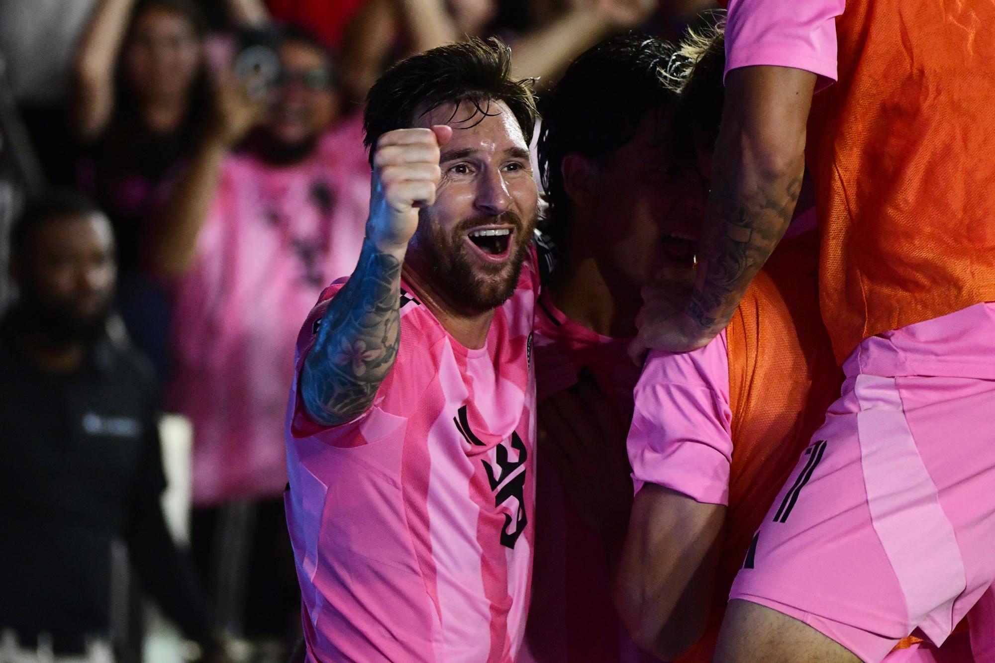 À peine revenu, Messi claque un doublé et envoie l'Inter Miami pour la finale de Leagues Cup