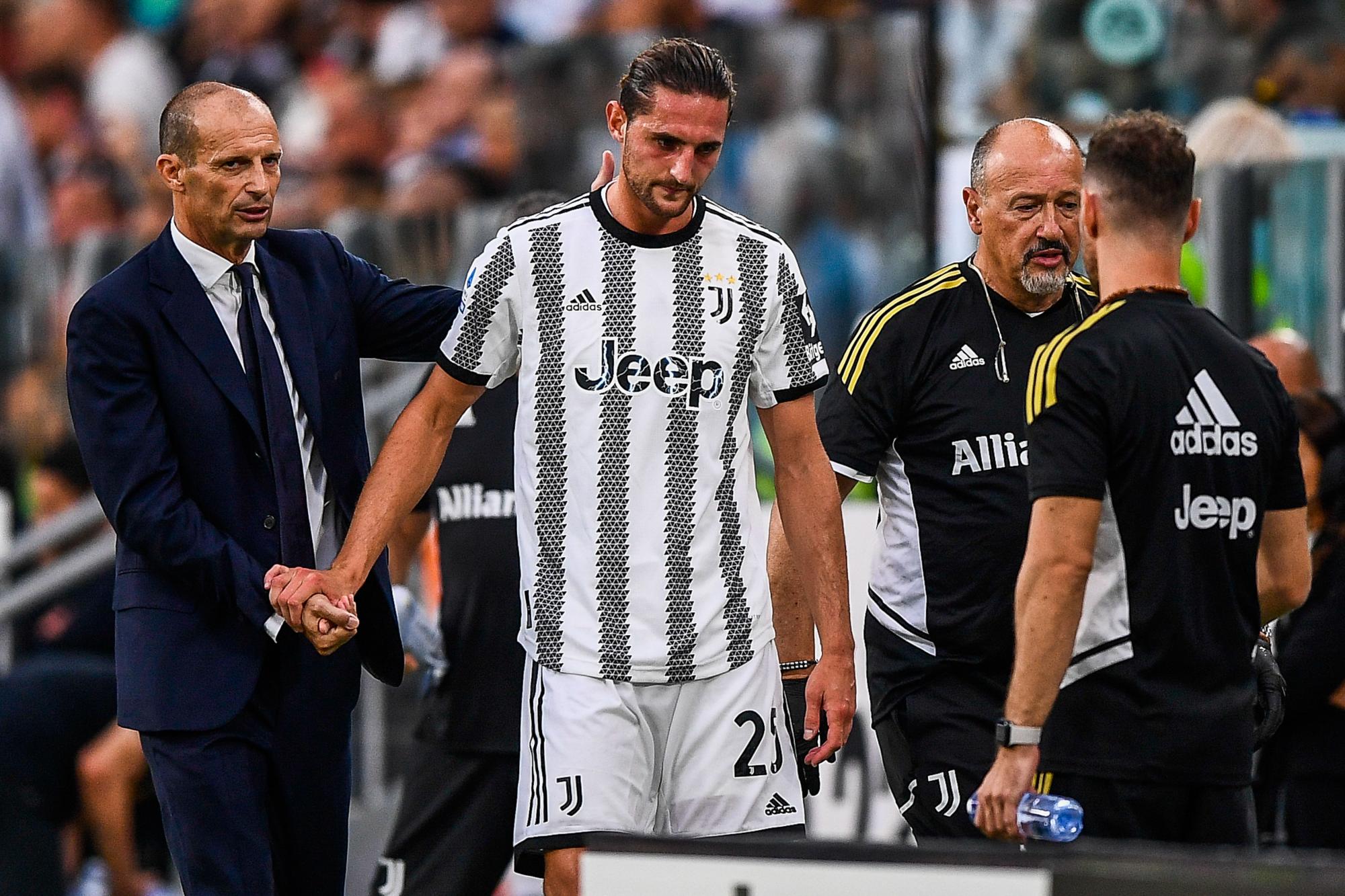 Massimiliano Allegri et l'AC Milan n'ont pas parlé avec Adrien Rabiot ces derniers jours