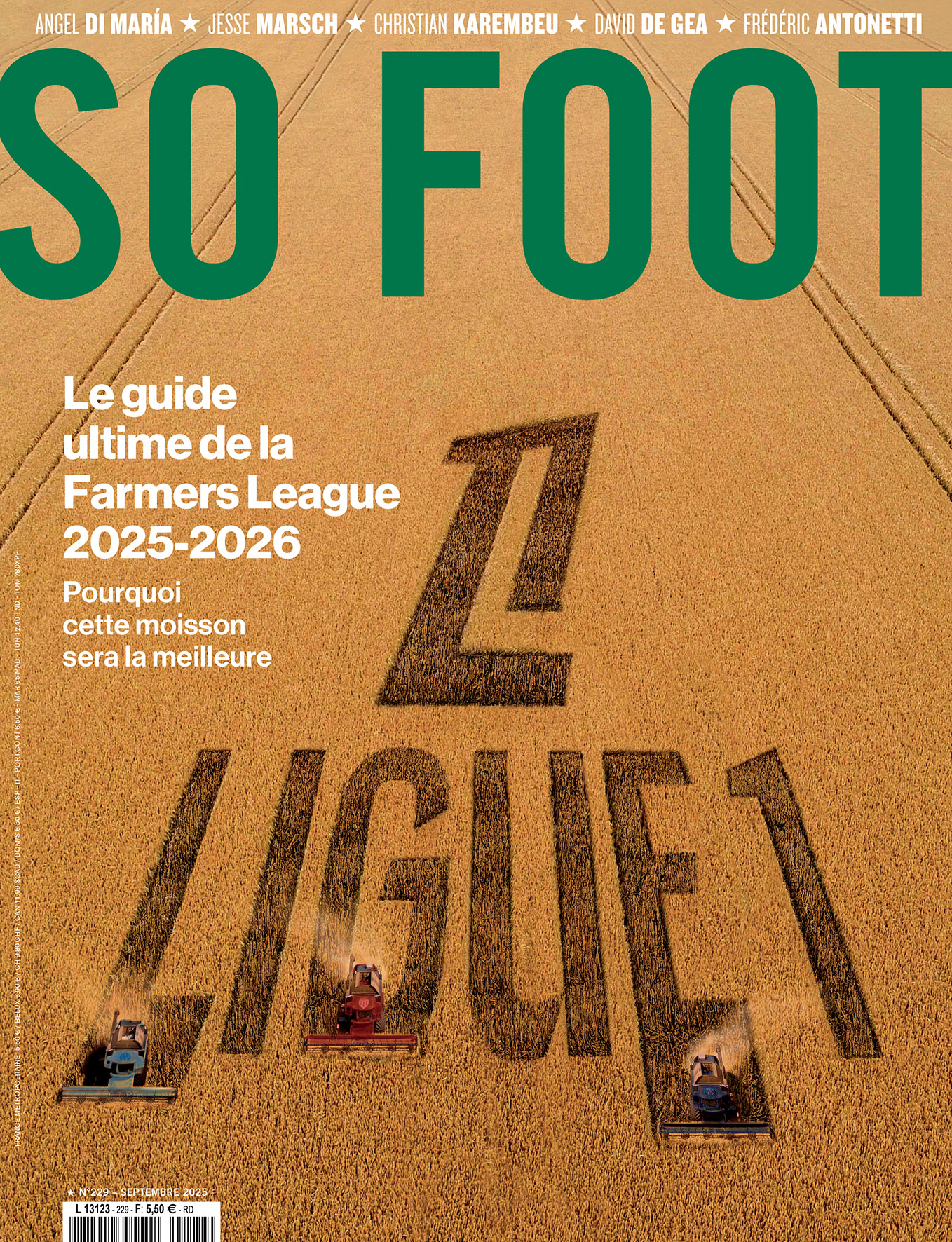Le guide de la Ligue 1 en couverture de SO FOOT !
