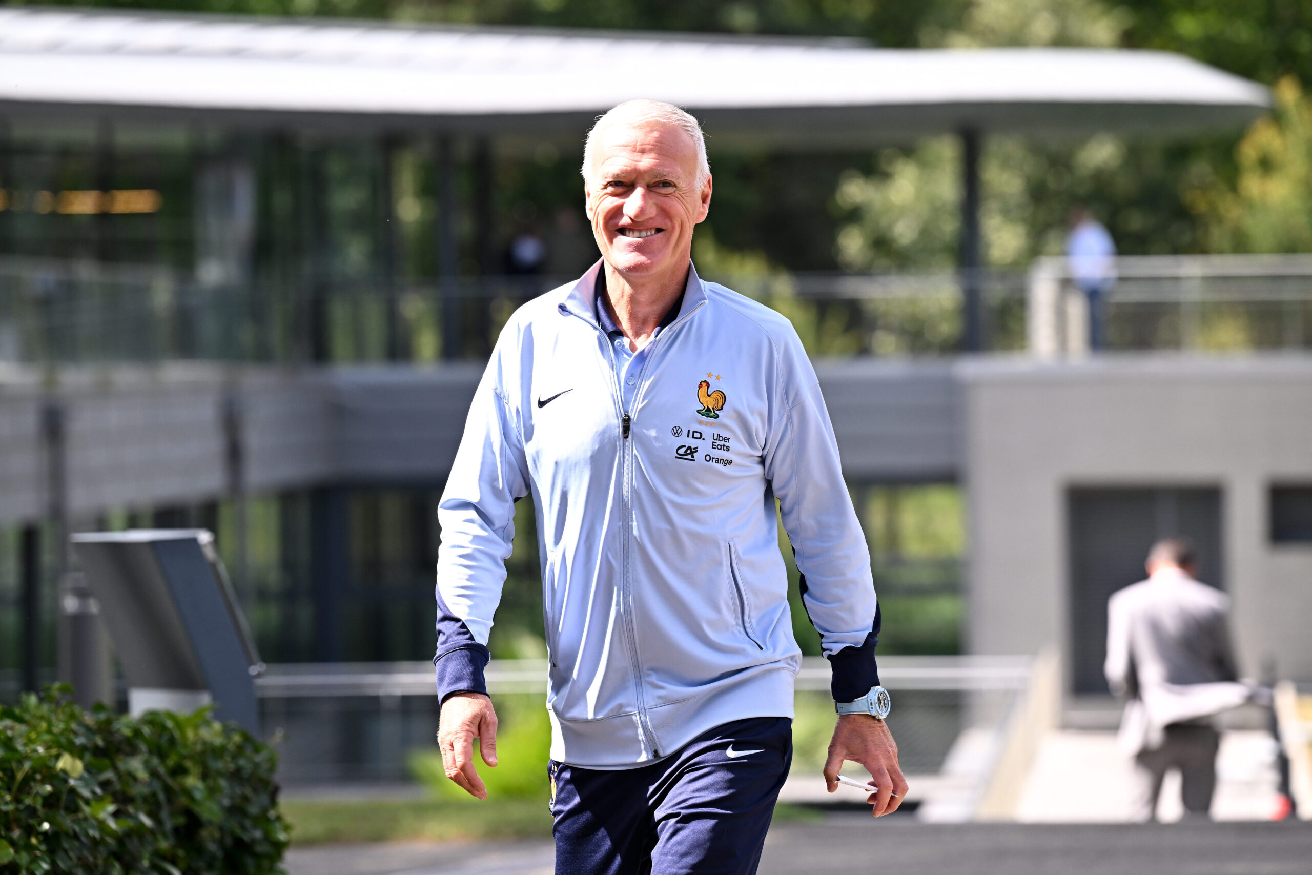 Le sélectionneur de l'équipe de France Didier Deschamps parle des cadences des footballeurs