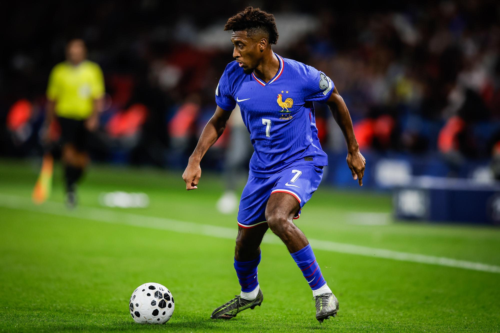 Kingsley Coman n'a toujours pas disputé un match en intégralité avec l'équipe de France
