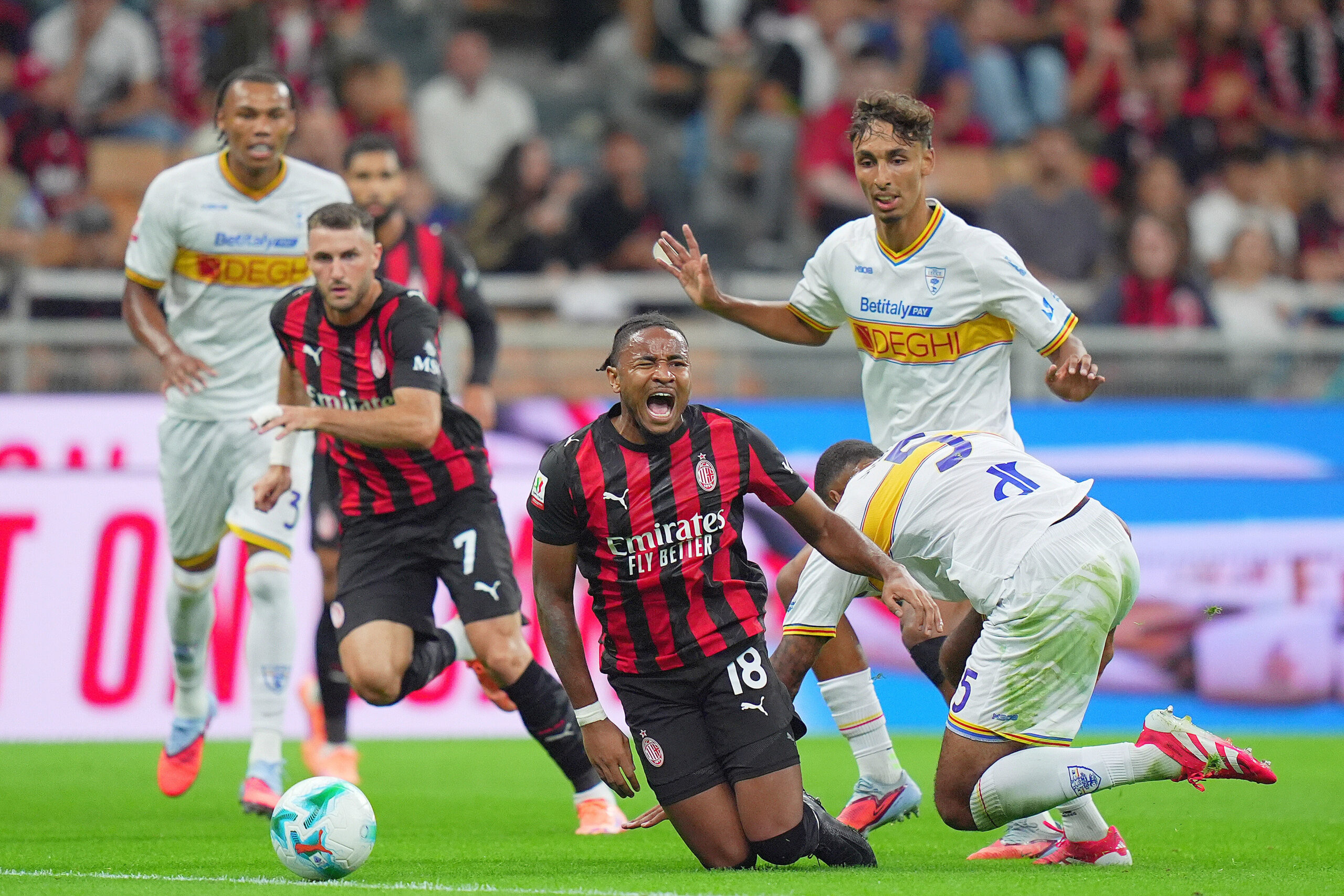 En Coupe d'Italie, Milan passe grâce au premier but de Christopher Nkunku