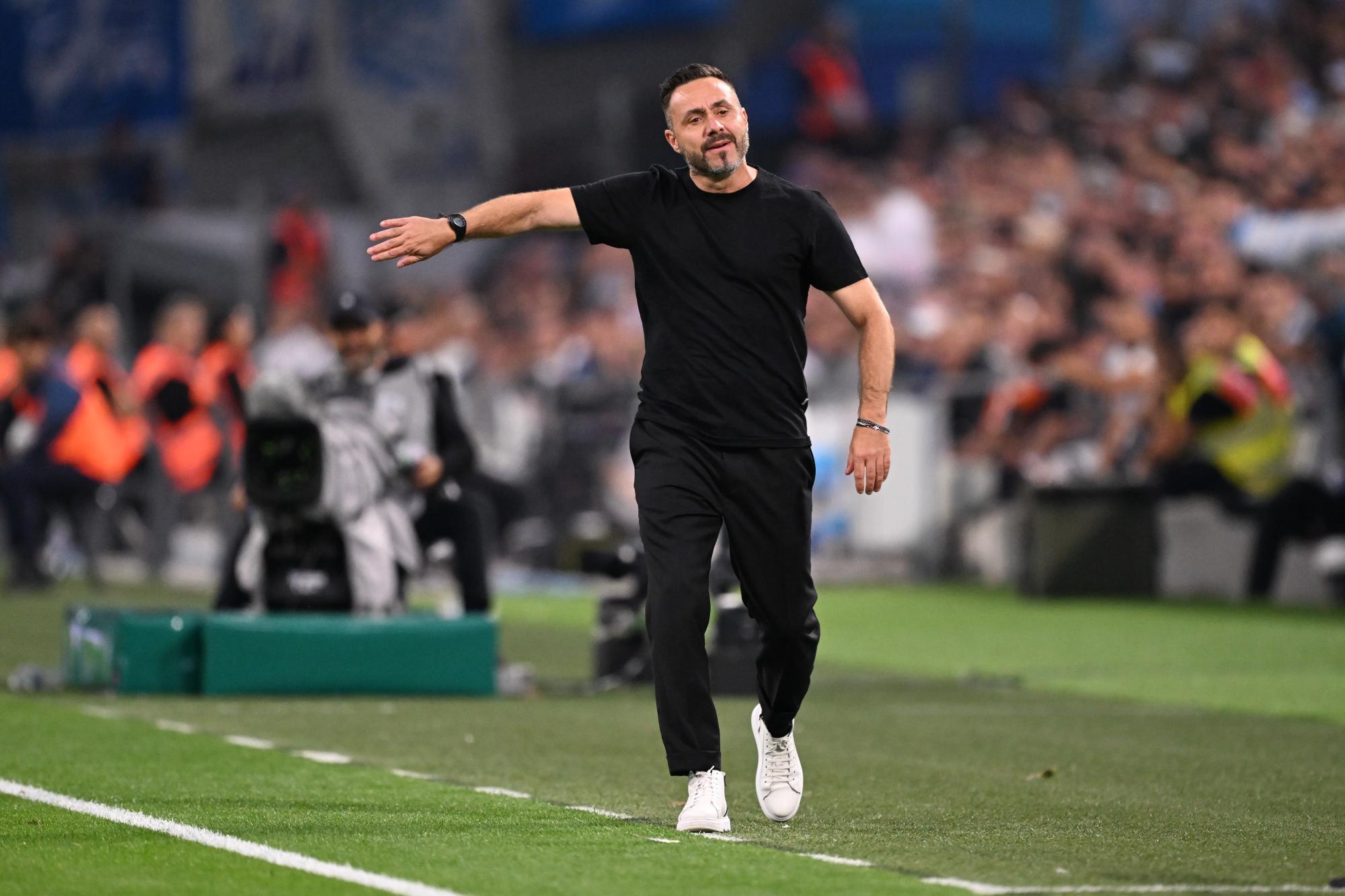 Après la victoire de Marseille à Strasbourg, l'entraîneur Roberto De Zerbi félicite ses remplaçants