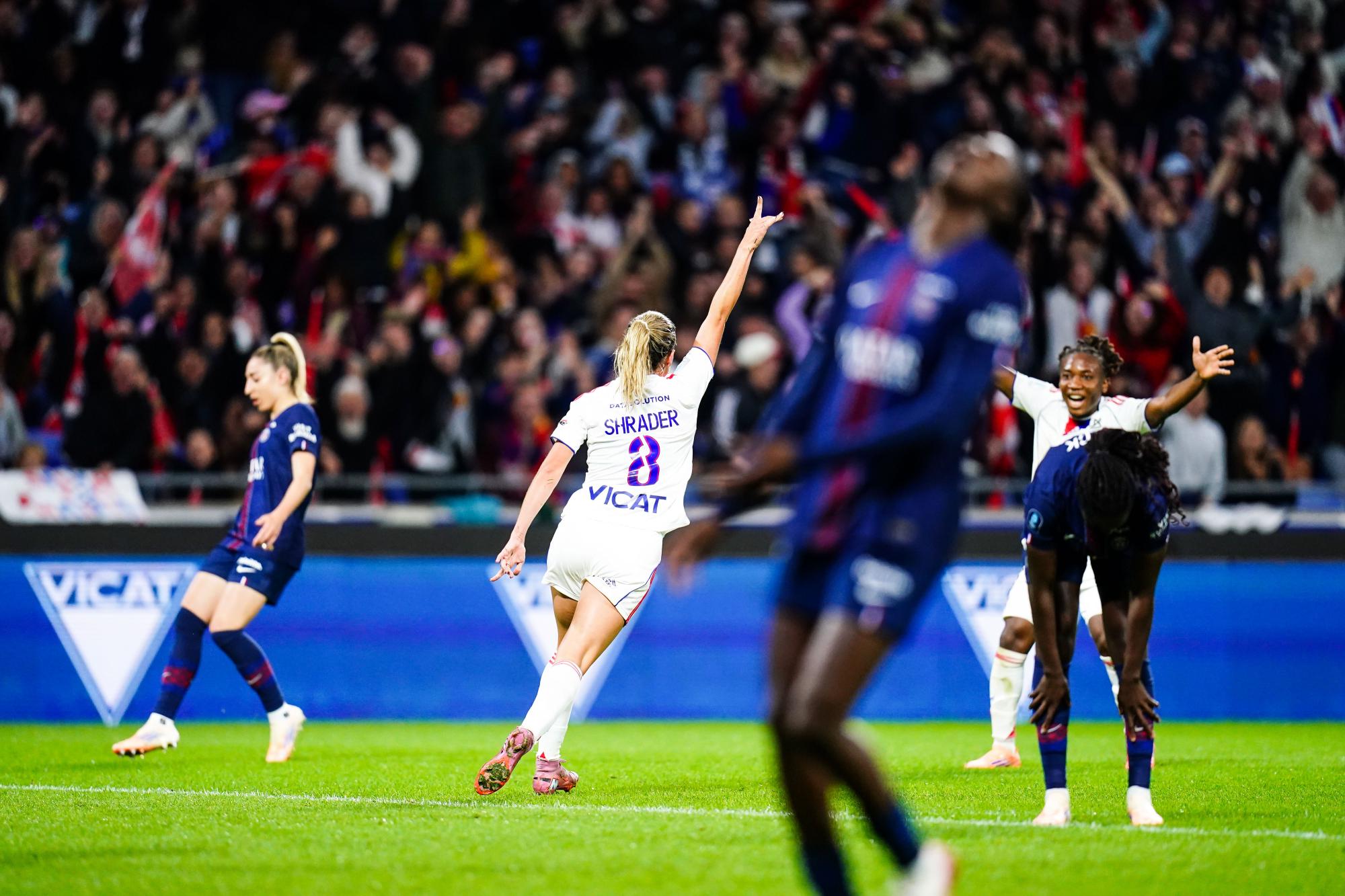 Première Ligue : OL Lyonnes prend la tête et ses distances avec le Paris Saint-Germain