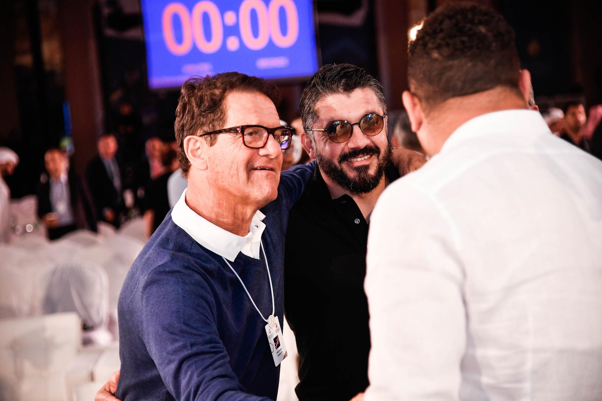 Fabio Capello balance sur Clarence Seedorf et Ronaldo, deux de ses anciens joueurs au Real Madrid