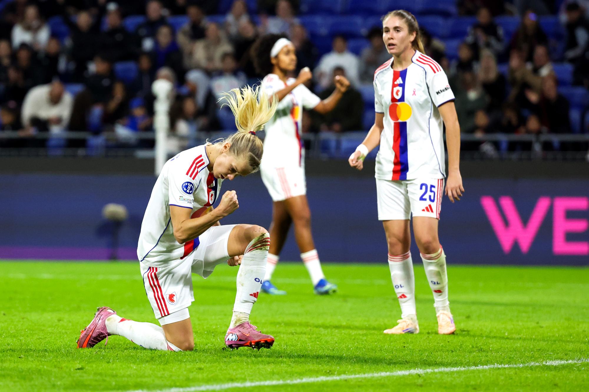 Ligue des champions féminine - L'OL Lyonnes surclasse Sankt Pölten