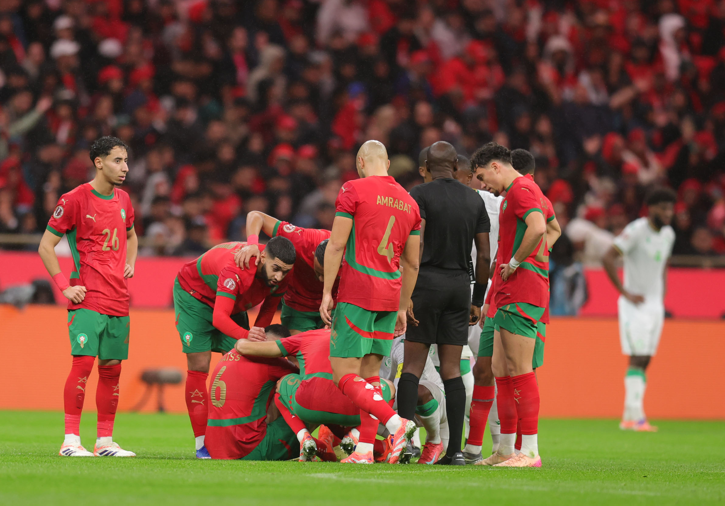 Maroc : Romain Saïss donne de ses nouvelles après sa sortie sur blessure