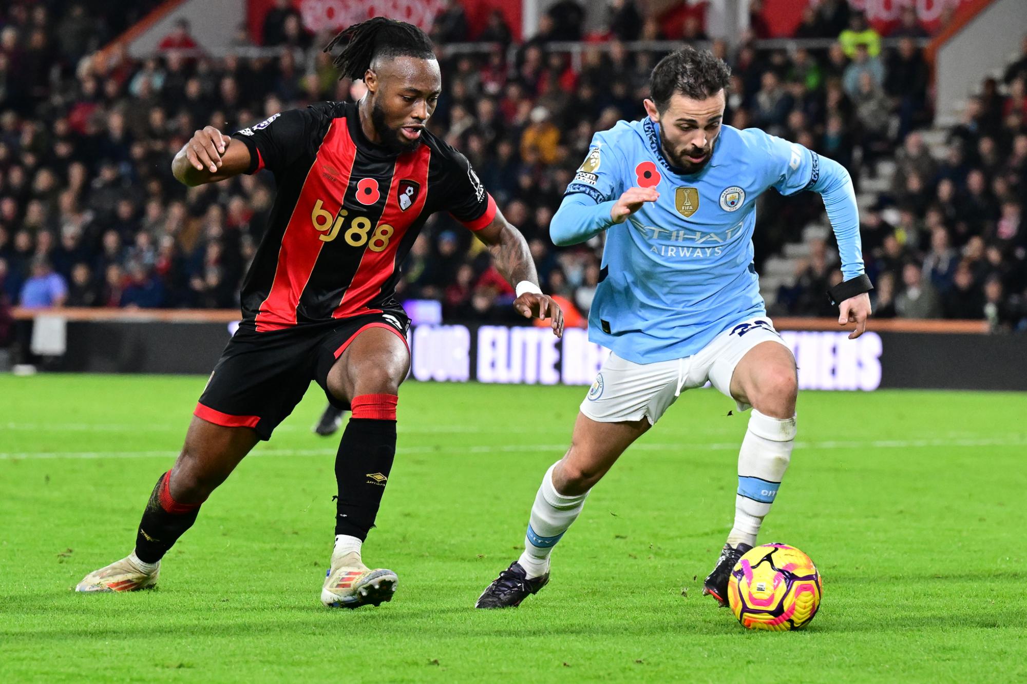 Premier League : l'attaquant de Bournemouth Antoine Semenyo veut rejoindre Manchester City
