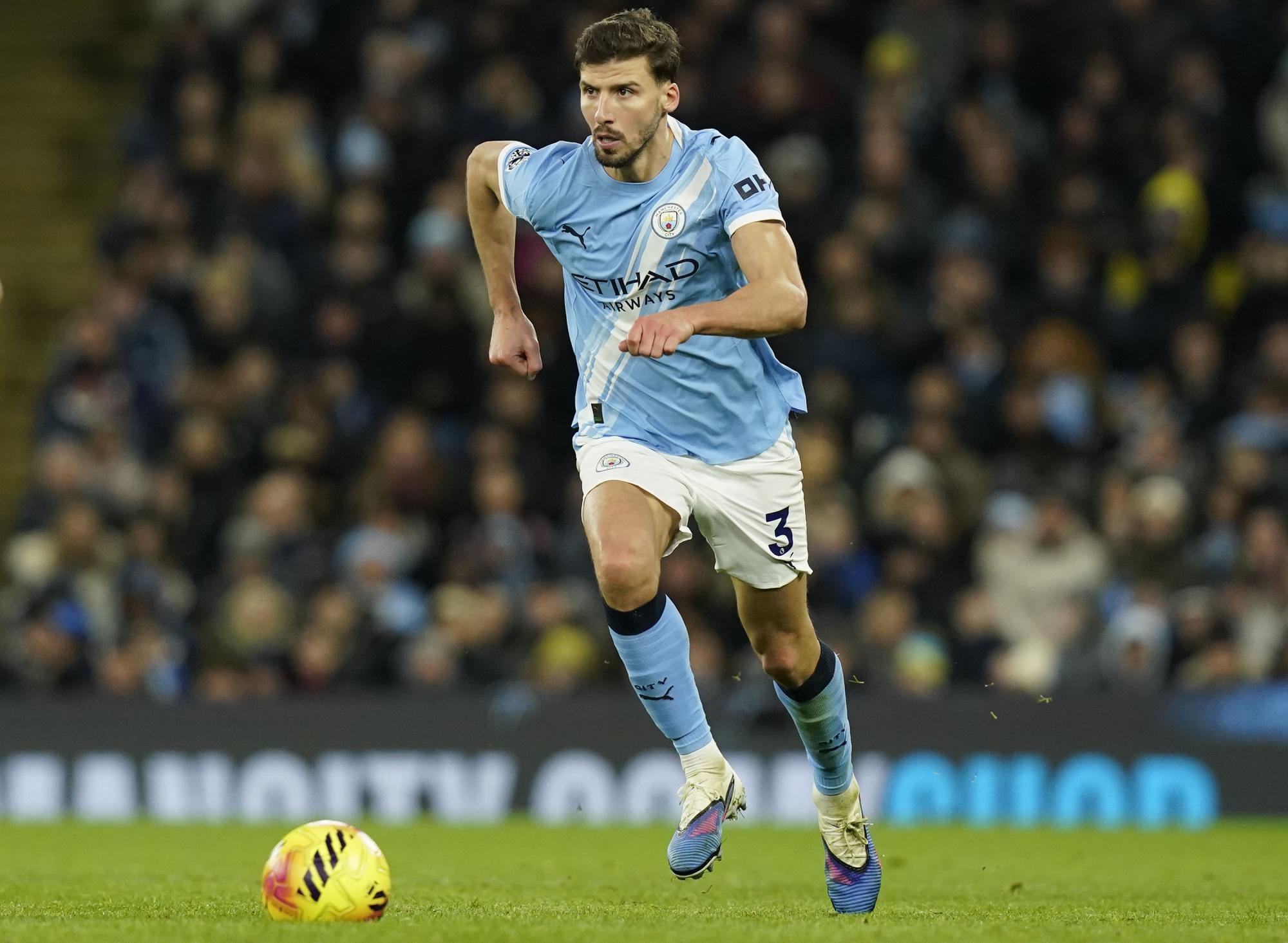 Manchester City : Rúben Dias absent pendant six semaines