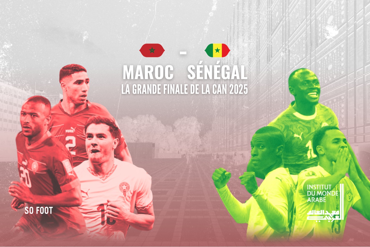 Venez vivre la finale de la CAN sur écran géant à l'Institut du monde arabe !