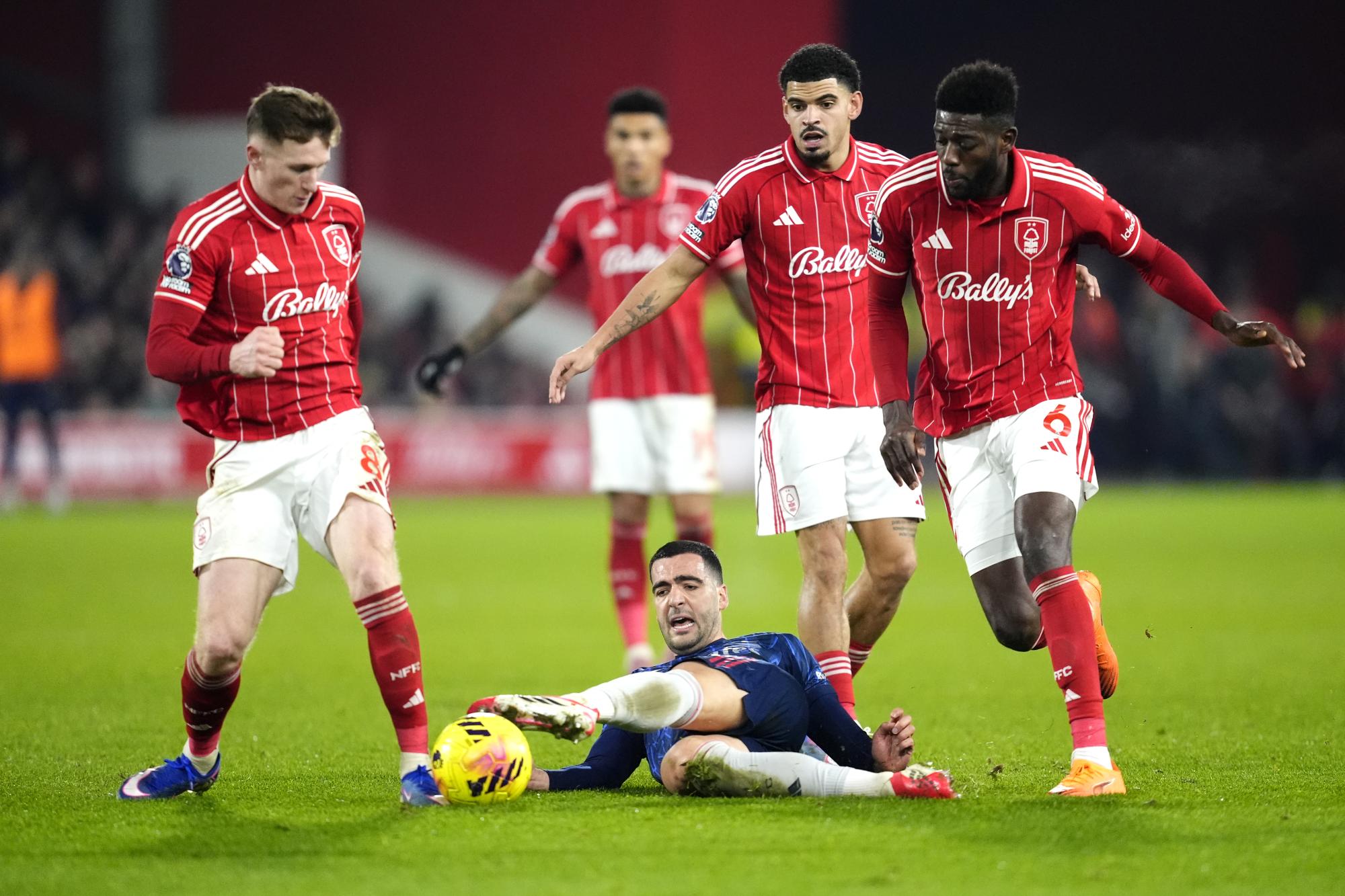 Premier League : Nottingham Forest résiste à Arsenal, qui concède un match nul sans but marqué