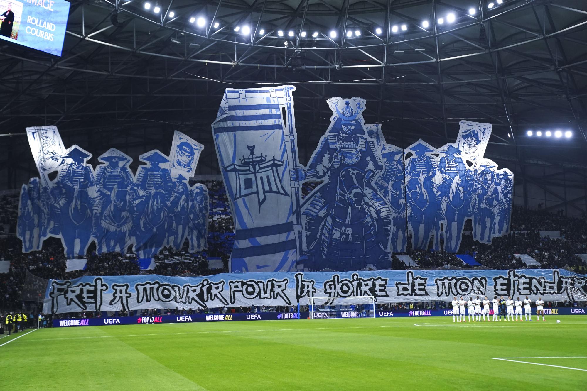 IAM et les Beatles : le magnifique tifo des supporters de l'OM