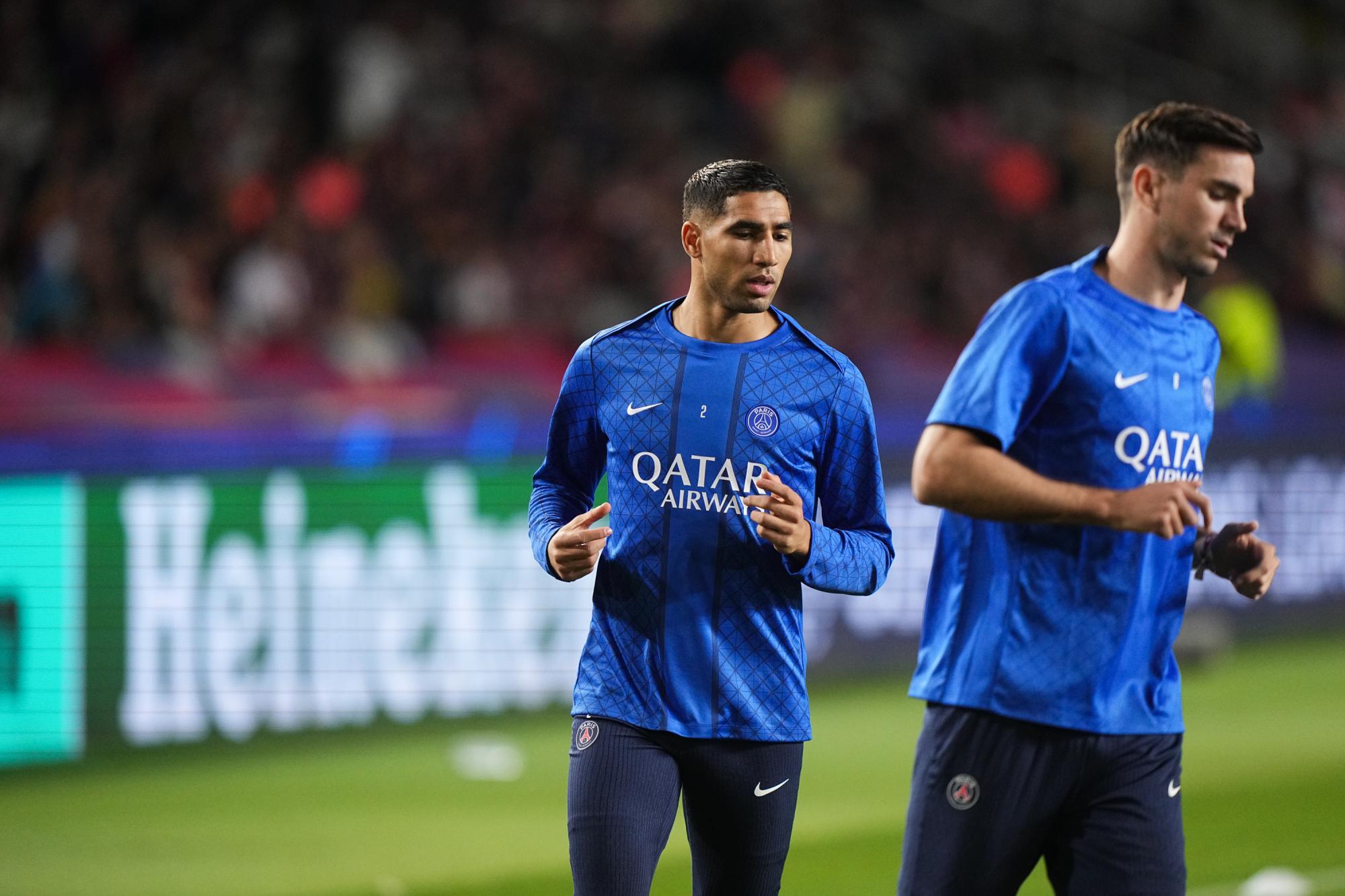 Achraf Hakimi de retour dans le groupe du PSG, Fabián Ruiz absent