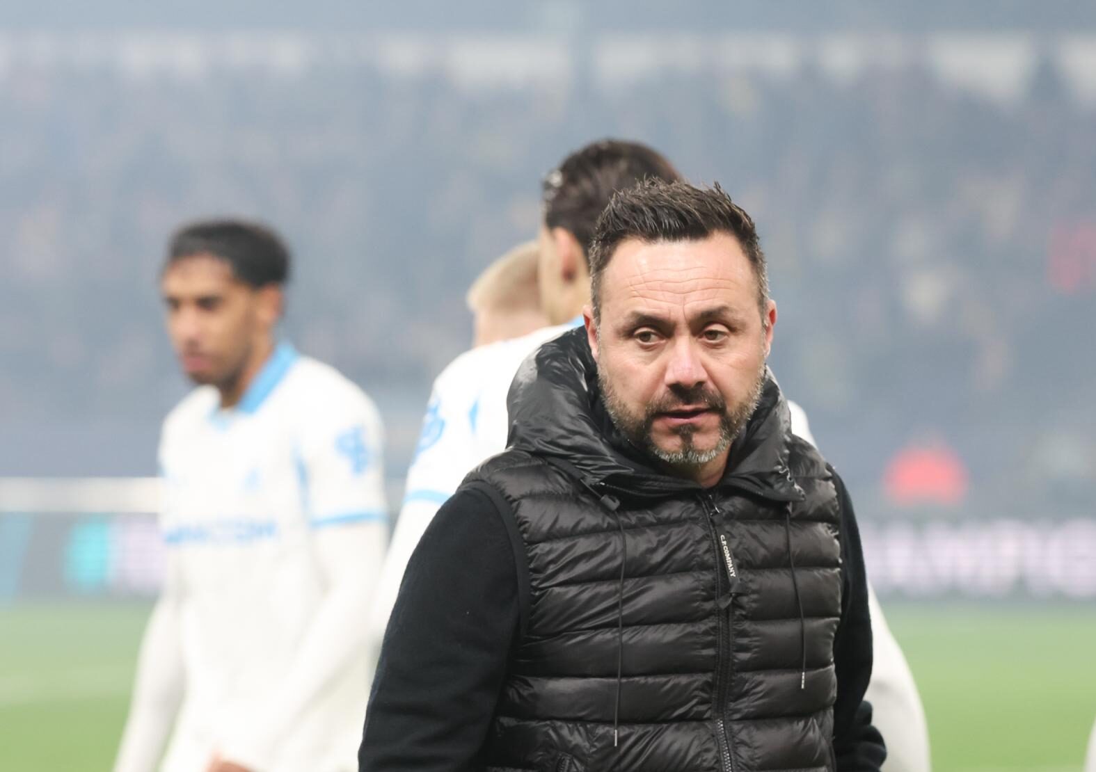 Roberto De Zerbi, le grand perdant de l'élimination de l'OM en Ligue des champions