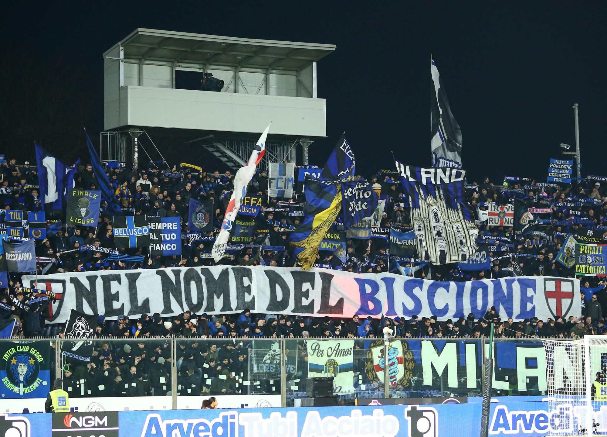 Les supporters de l'Inter interdits de déplacement jusqu'à fin mars après le jet d'un pétard à Crémone
