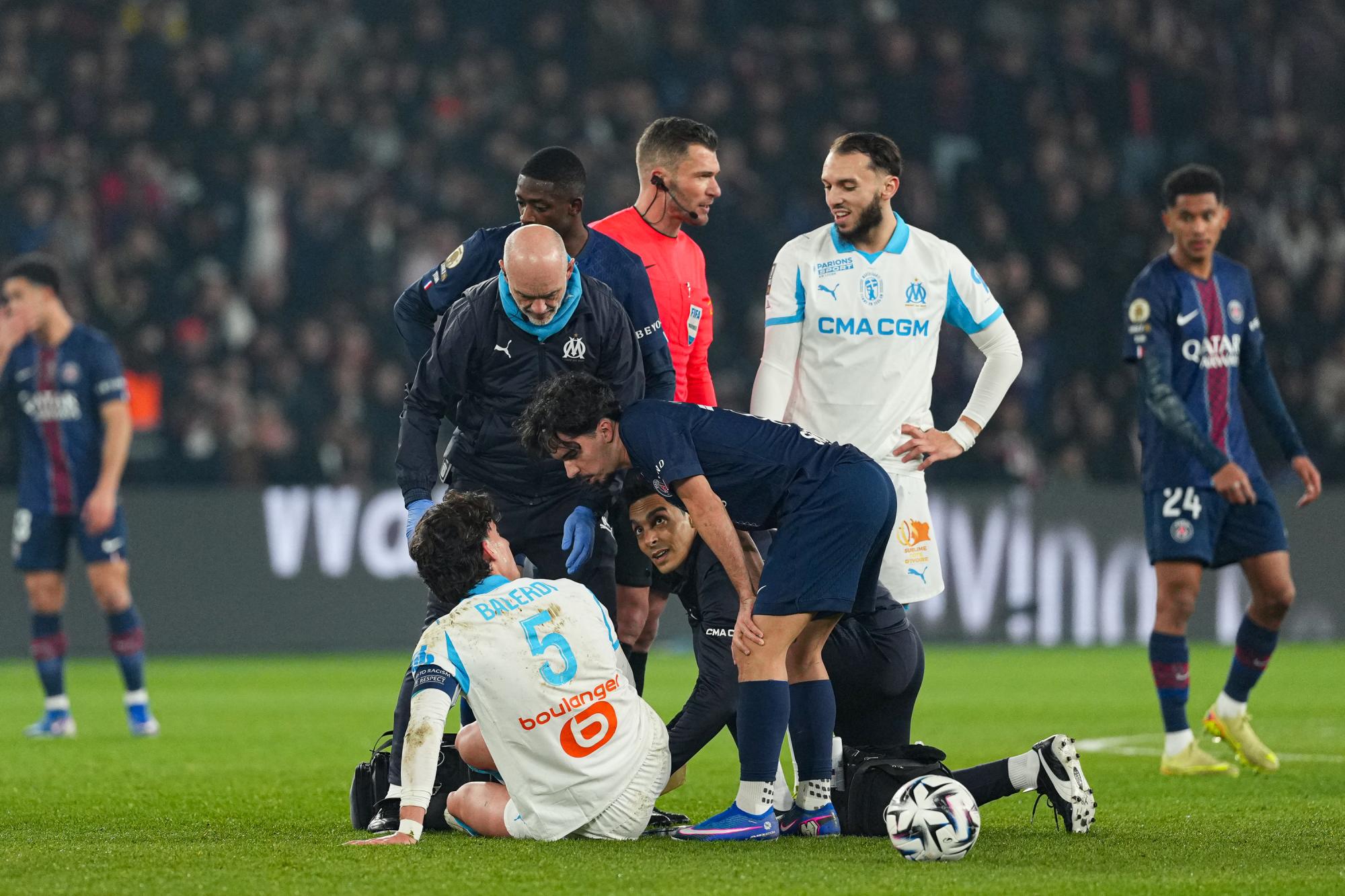 Ligue 1 : «/On ne peut pas accepter ça/», assène Leonardo Balerdi après la déroute marseillaise au Parc des Princes
