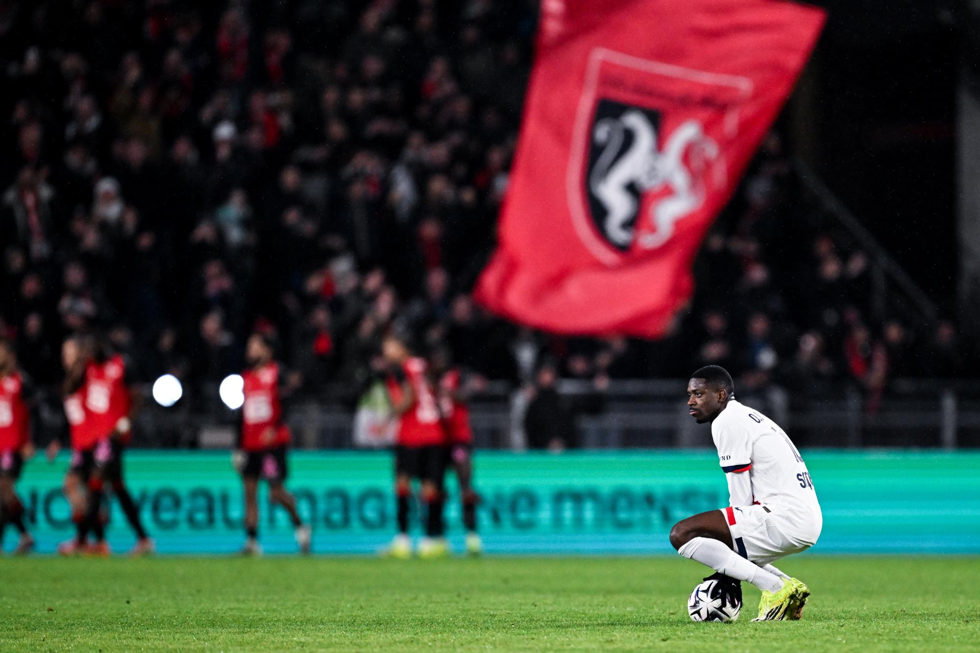 Rennes-PSG : Ousmane Dembélé après la défaite parisienne : «/Si on joue tout seul sur le terrain, ça ne va pas aller »
