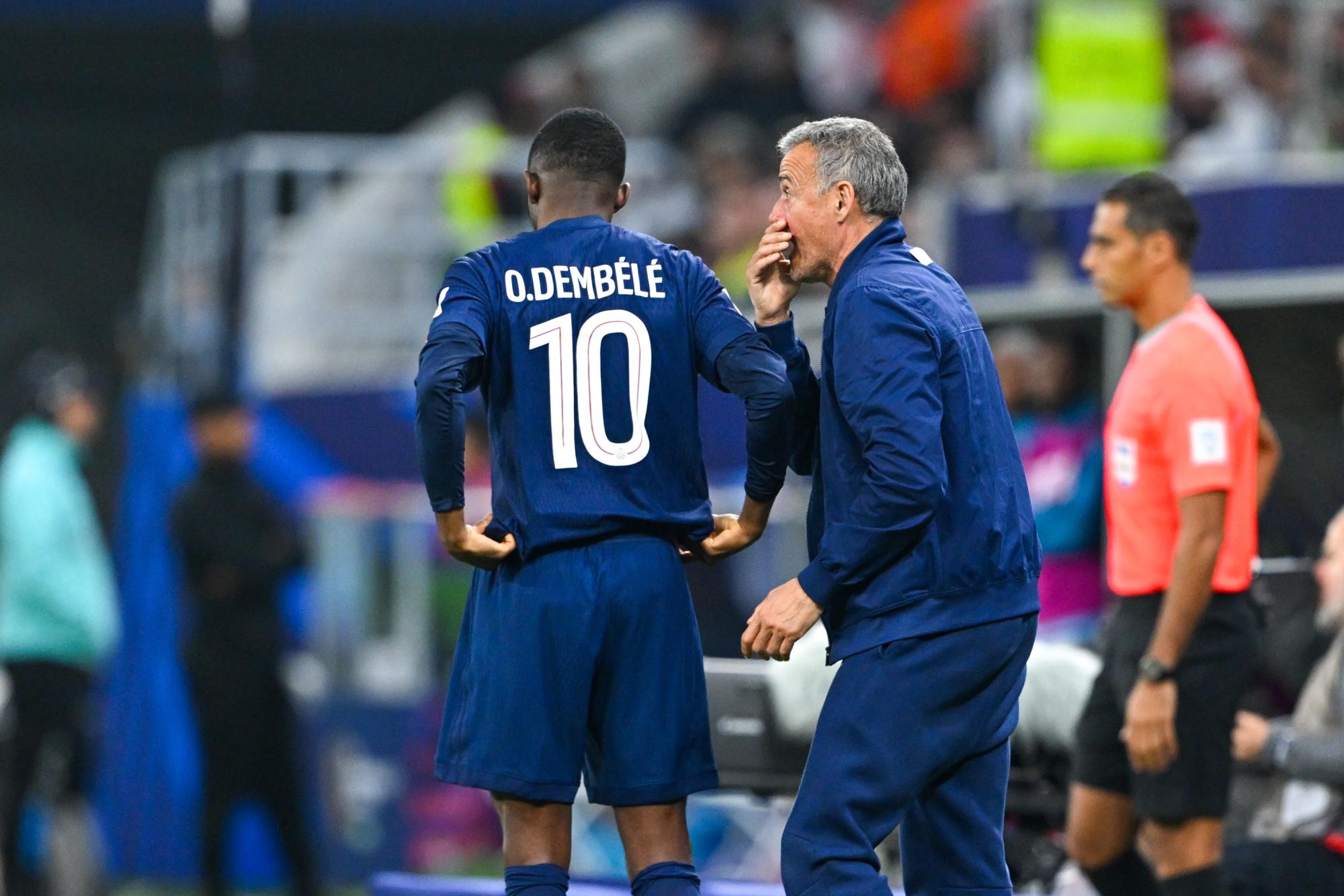 Rennes-PSG : Luis Enrique recadre sèchement Ousmane Dembélé