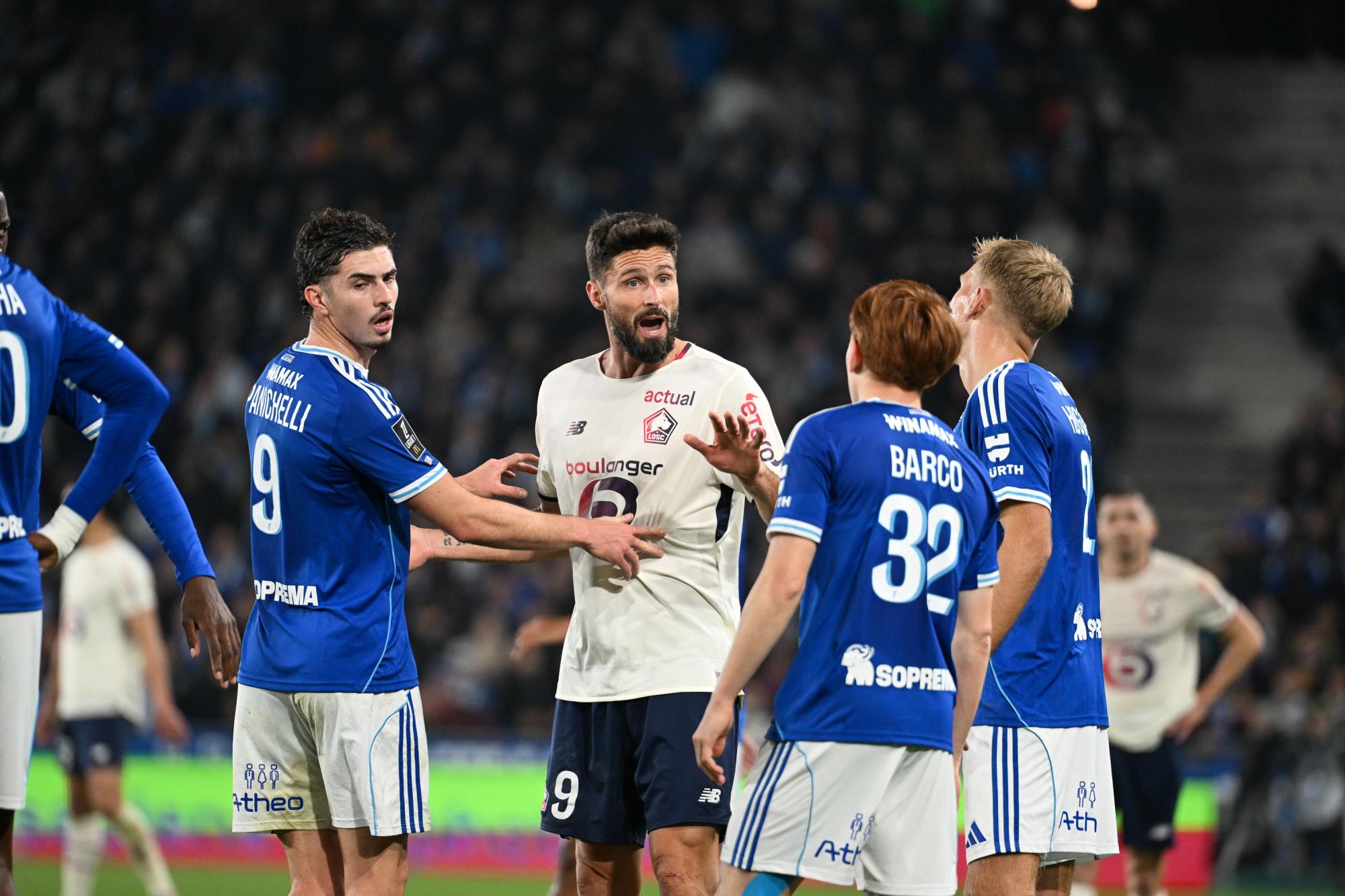 Strasbourg : Joaquin Panichelli confie son admiration pour Olivier Giroud, attaquant de Lille