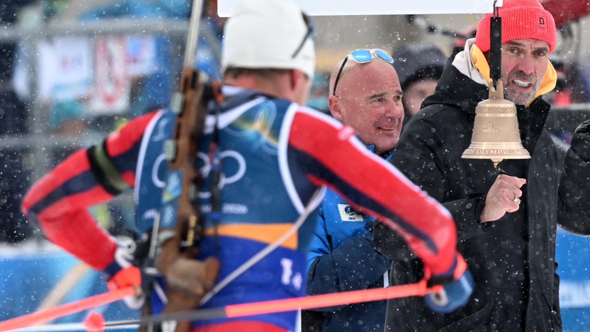 Quand Jürgen Klopp (et son bonnet rouge) s'invite au relais de biathlon aux Jeux olympiques d'hiver
