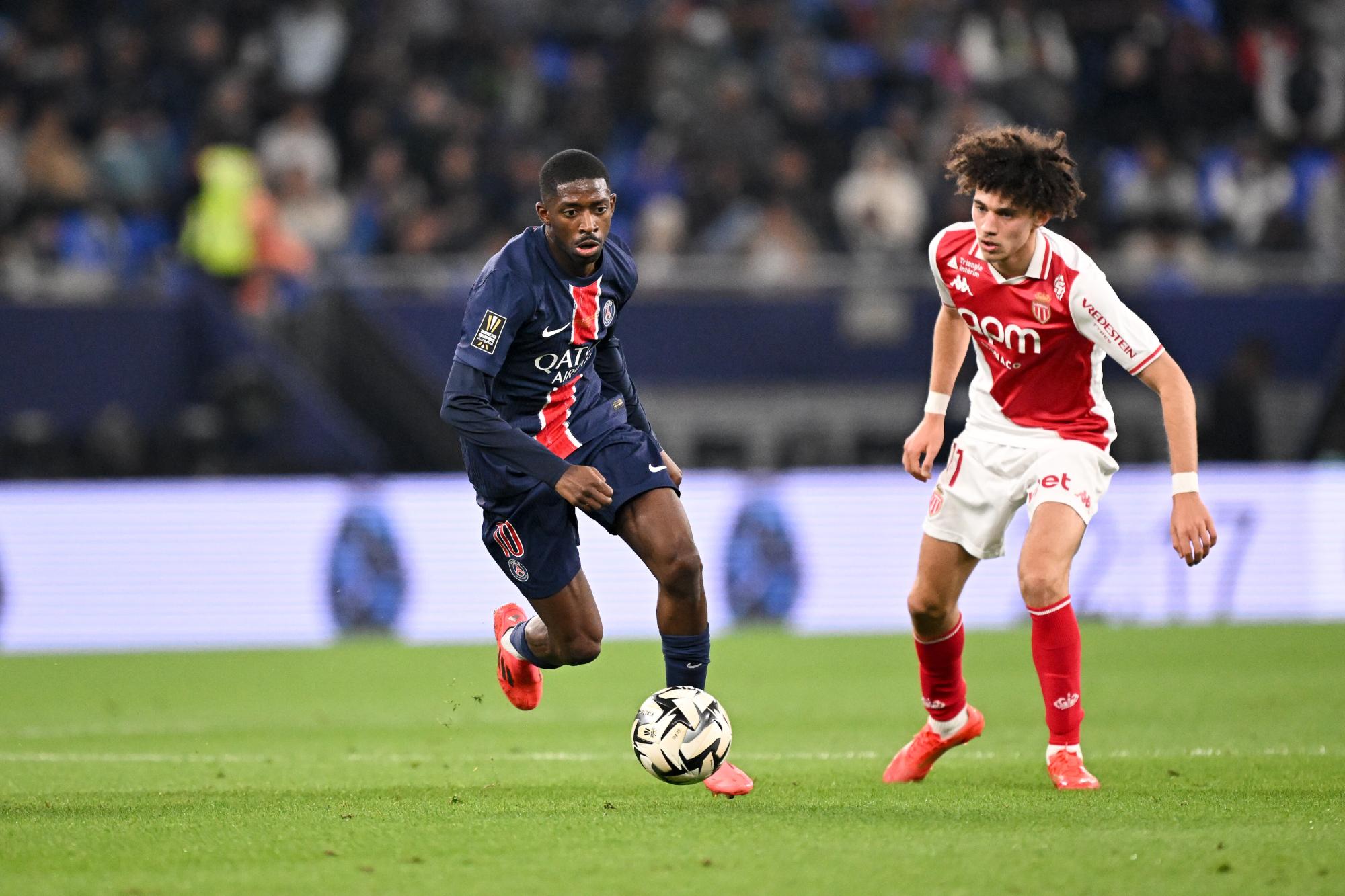 Fin du suspense, les compos sont tombées pour Monaco-PSG, Akliouche et Dembélé titulaires
