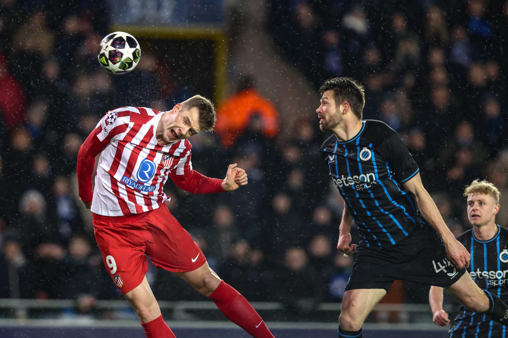 Le Club Bruges frustre l'Atlético au terme d'un scénario spectaculaire