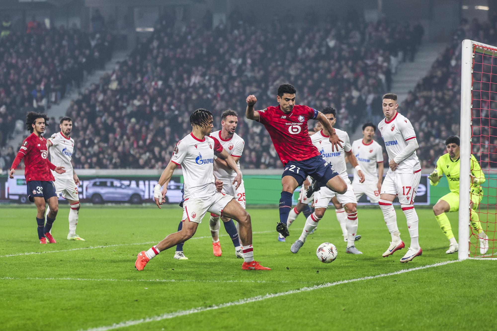 Ligue Europa : Lille se foire encore contre l'Étoile rouge de Belgrade et compromet sa qualification pour les huitièmes