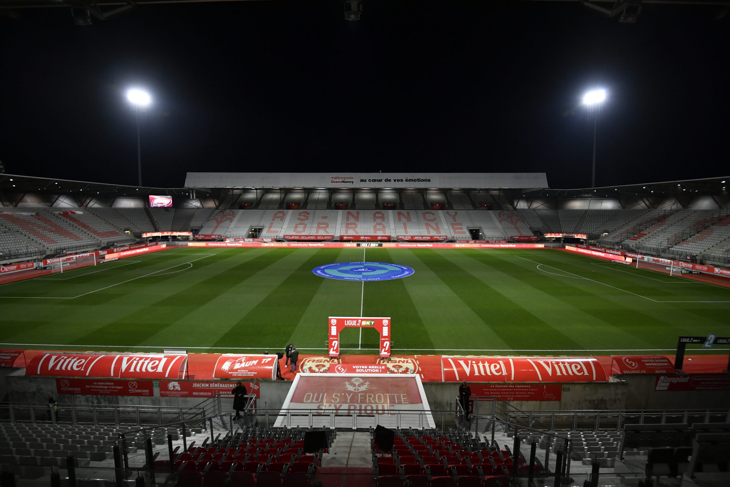 En Ligue 2, le match Nancy-Grenoble interrompu deux fois après des incidents entre supporters