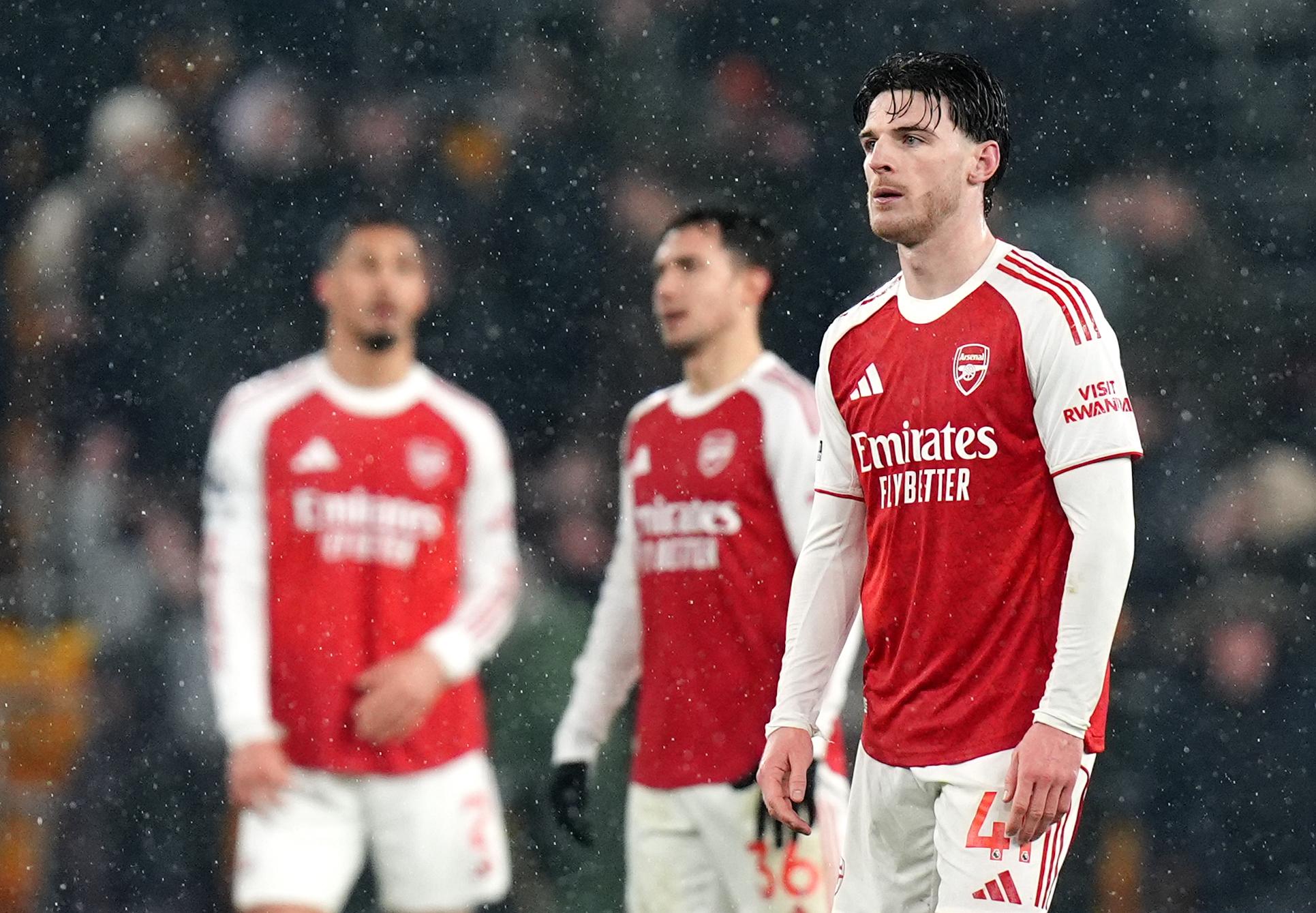 Declan Rice et la « discussion franche//» du vestiaire d'Arsenal