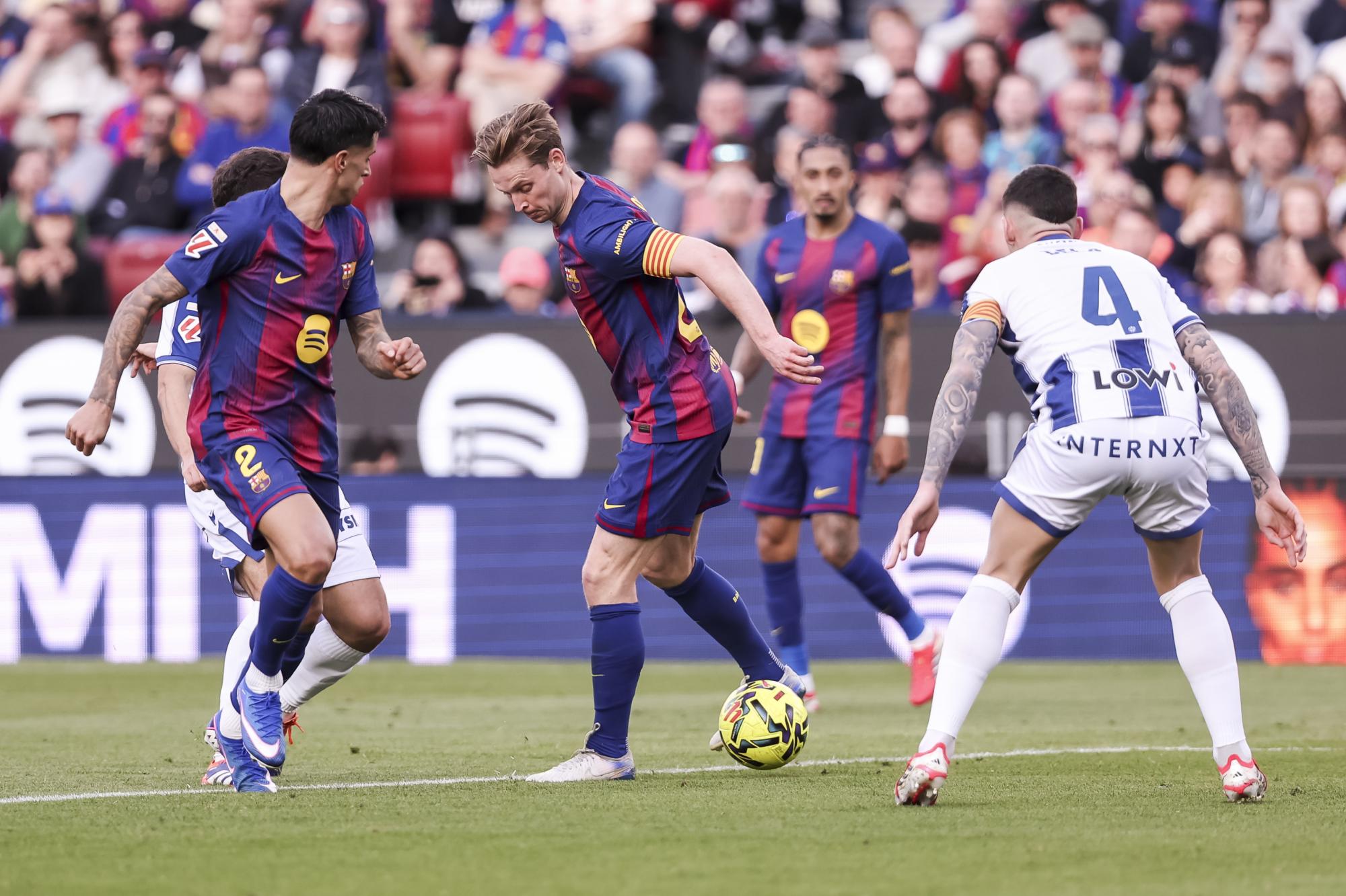 Liga : Barcelone récupère la première place du classement en s'imposant face à Levante
