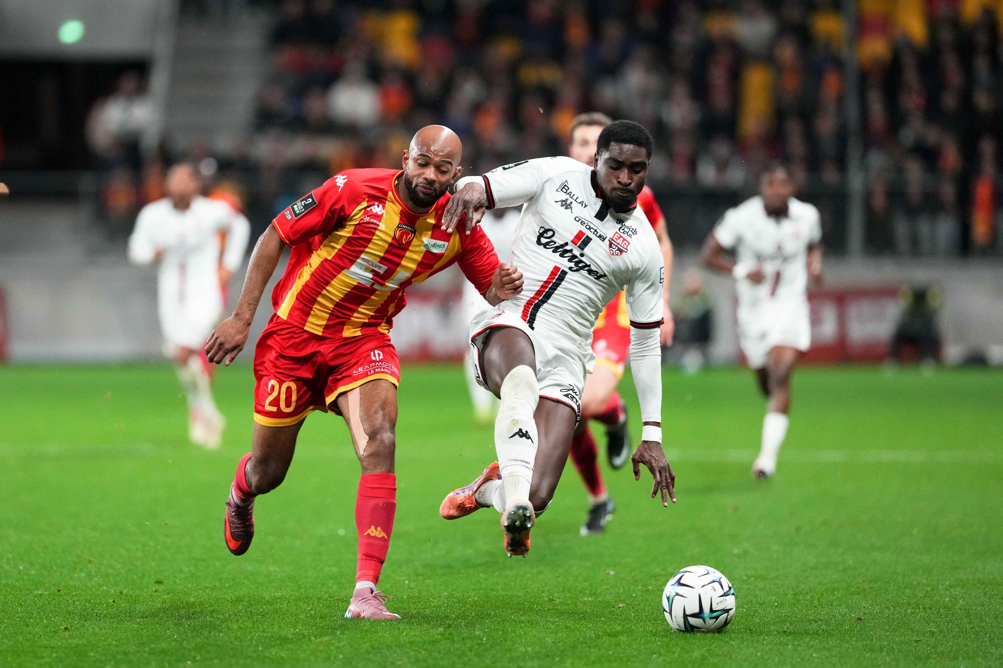 Ligue 2 : Le Mans bute sur Guingamp et manque d'accrocher le podium