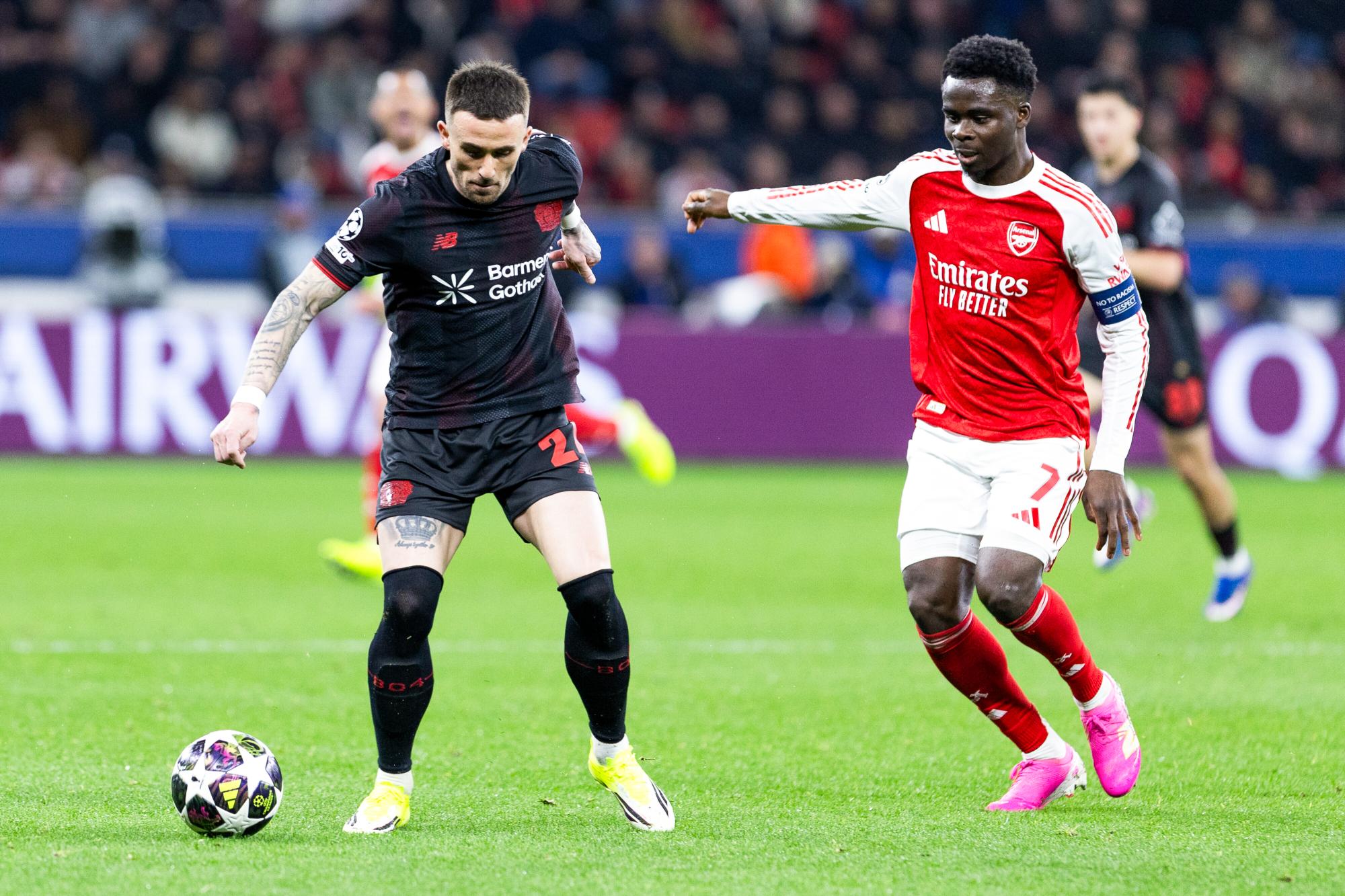 Ligue des champions : Arsenal s'en sort très bien sur la pelouse du Bayer Leverkusen