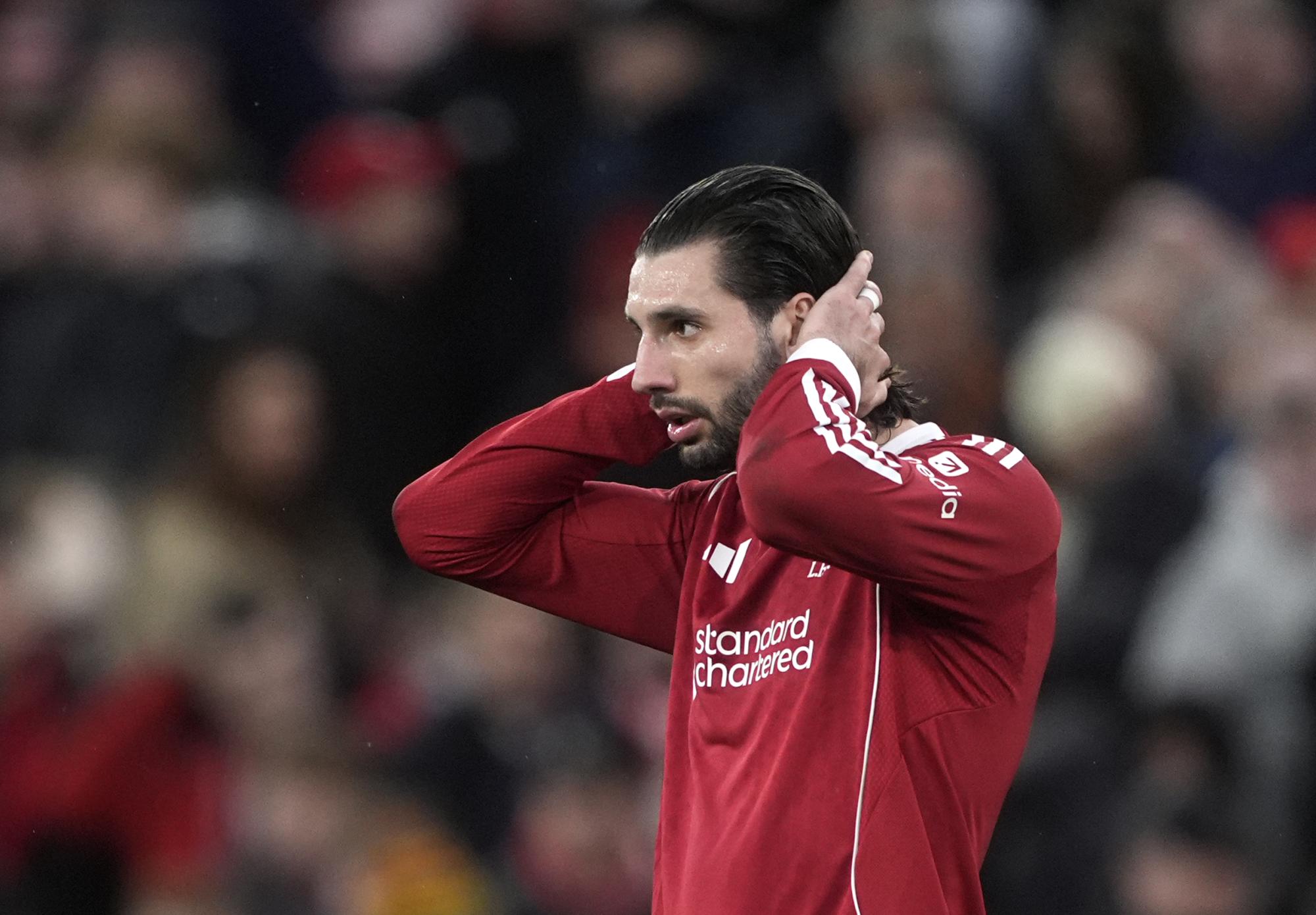 Liverpool - Dominik Szoboszlai : «/Si on continue comme ça, on sera heureux de finir en Ligue Conférence/»