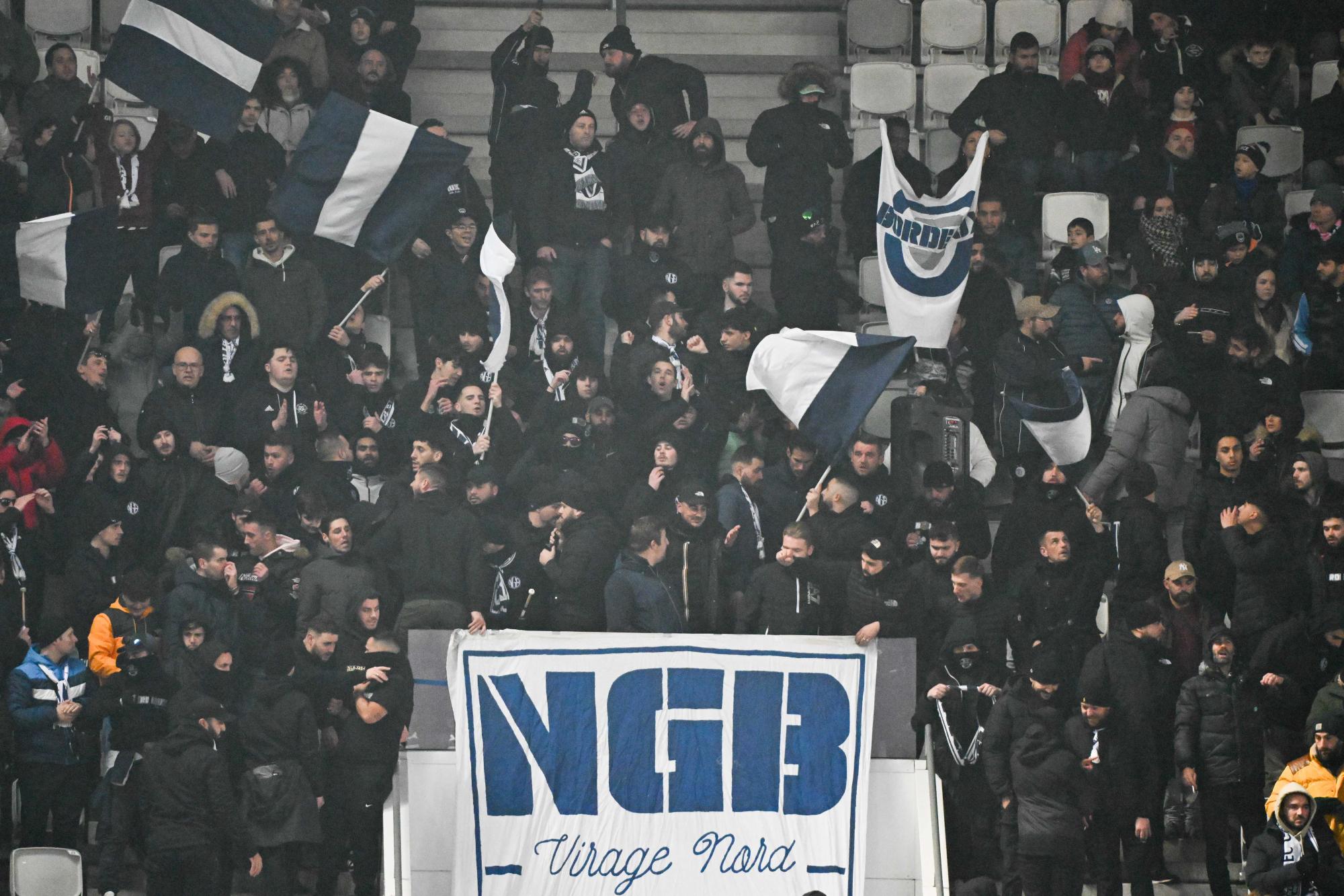La colère d'un groupe de supporters des Girondins de Bordeaux