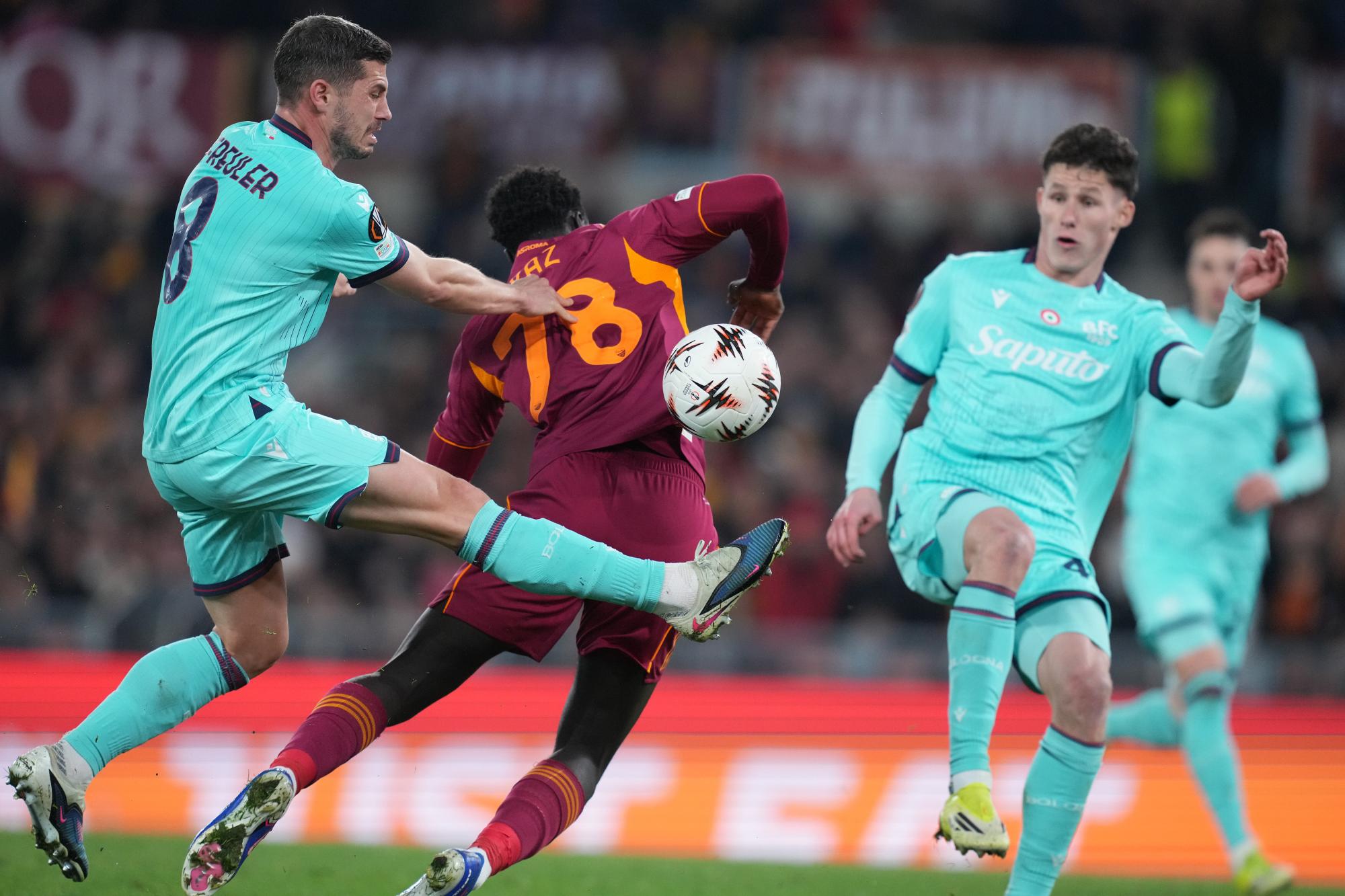 Coupe d'Europe : Bologne sort l'AS Rome dans une baston mémorable