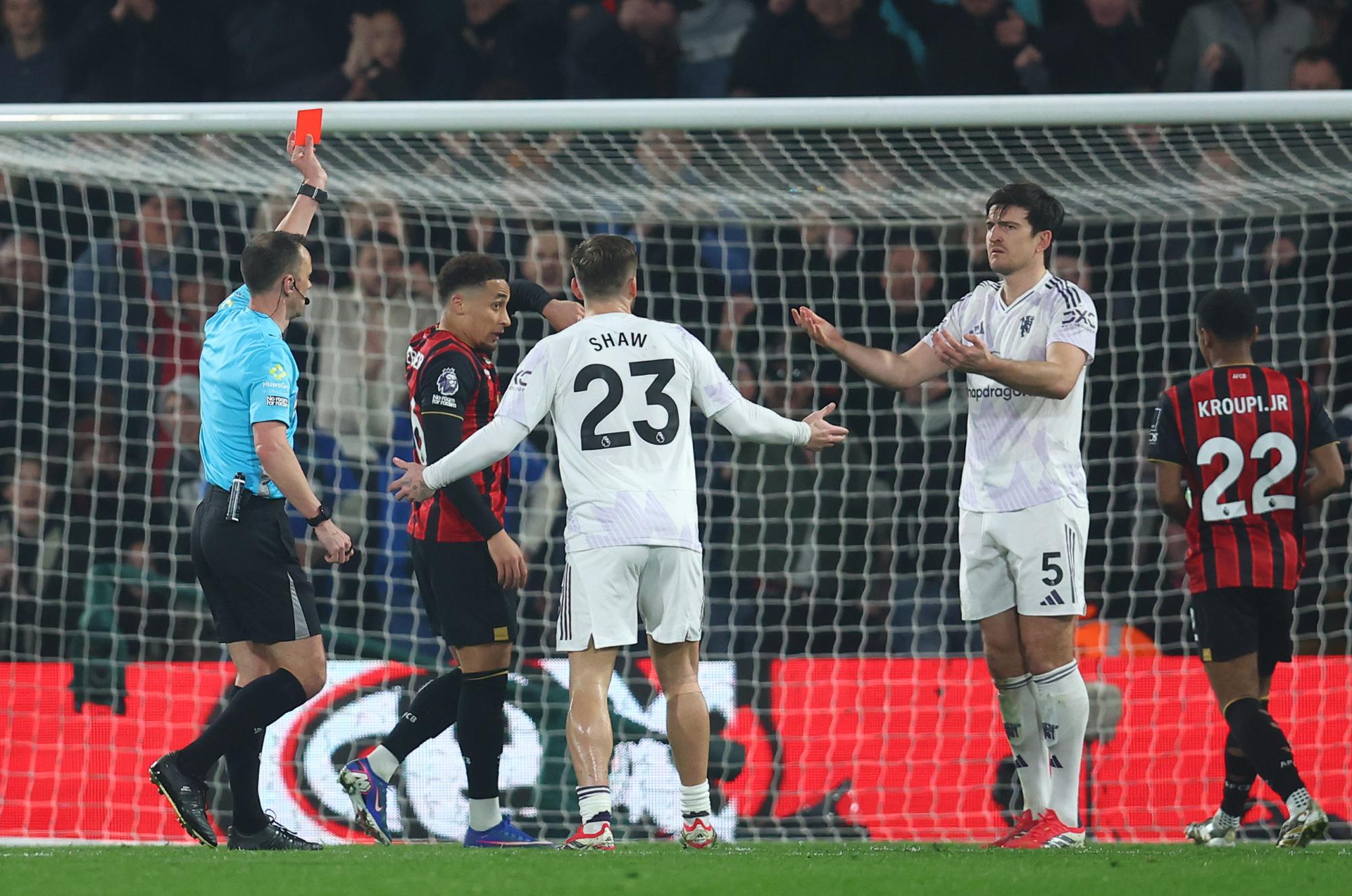 Premier League : devant au score à deux reprises, Manchester United laisse filer la victoire à Bournemouth