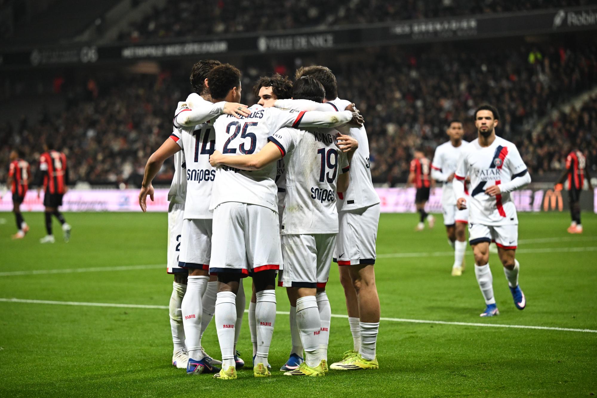 Ligue 1 : Le PSG punit Nice et récupère le fauteuil de leader