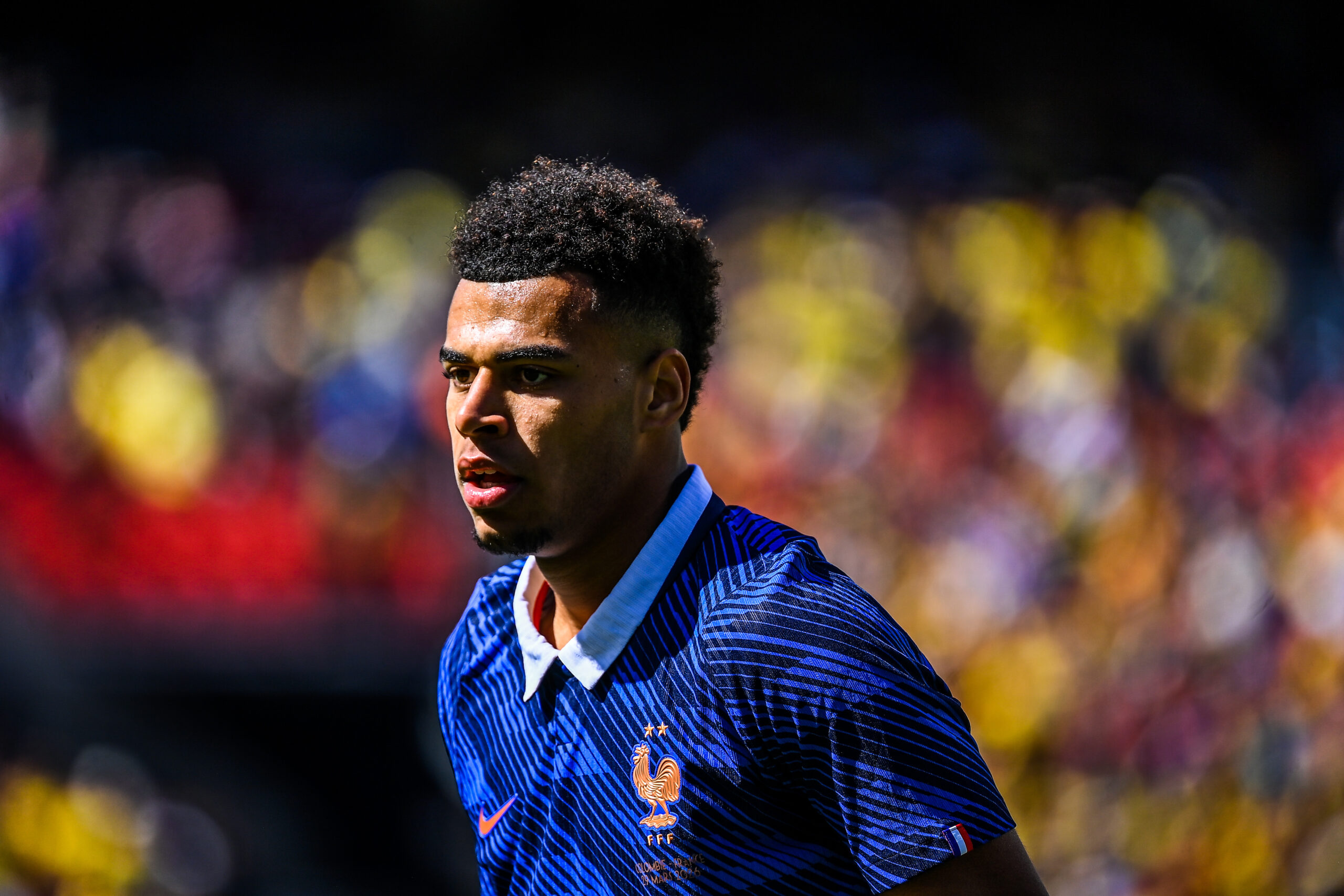 Le premier but de Désiré Doué avec l'équipe de France contre la Colombie en vidéo