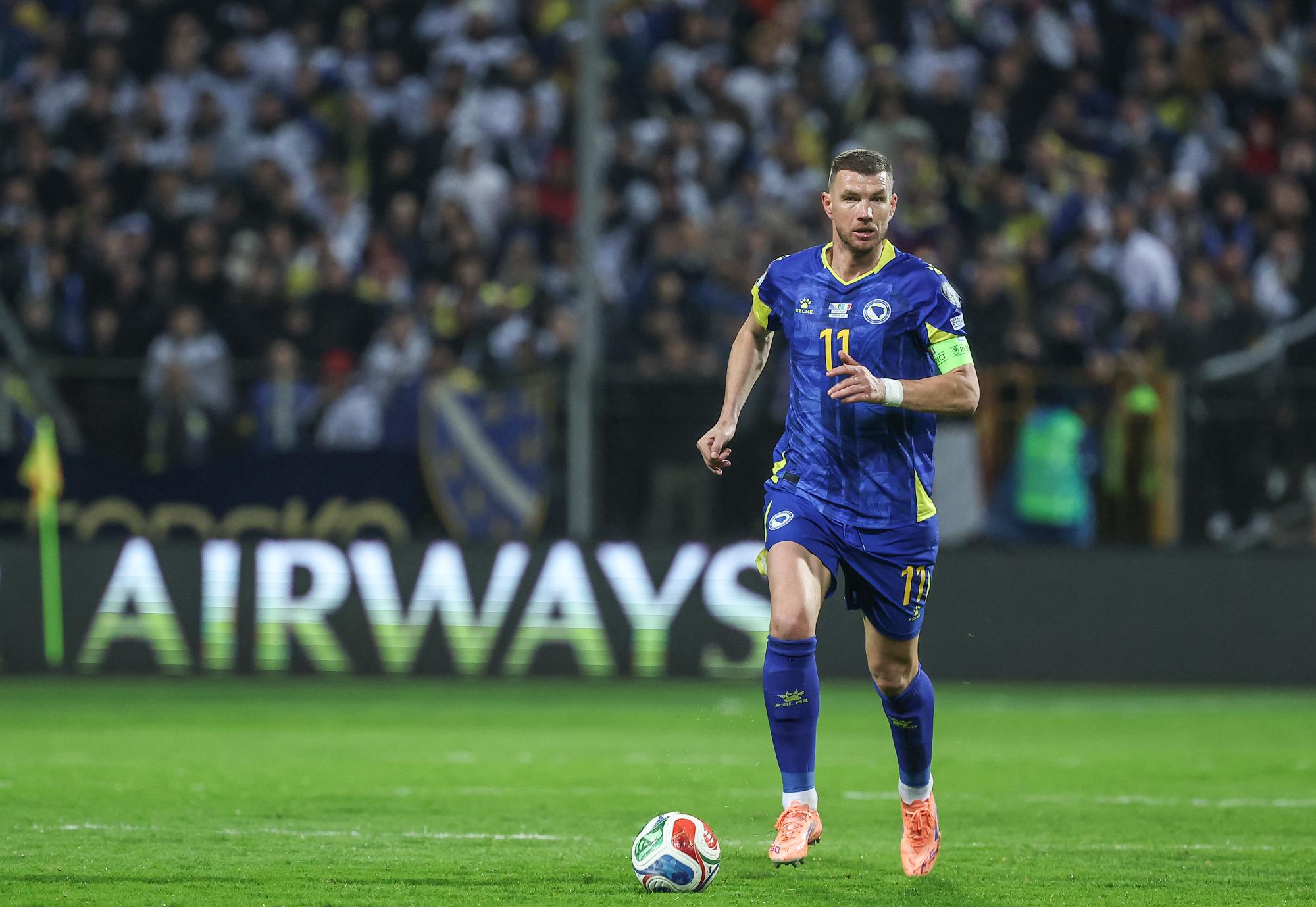 Edin D~eko mal en point après la qualification