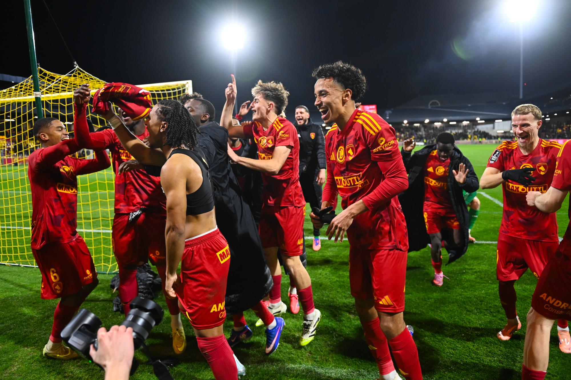 Rodez est la seule équipe invaincue des première et deuxième division des cinq grands championnats européens