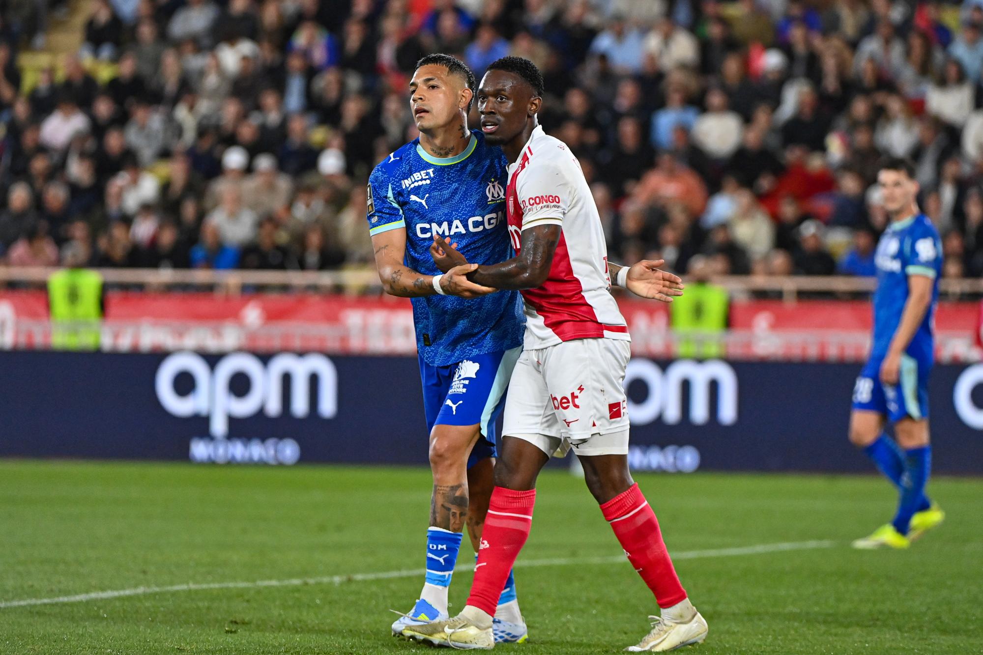 Facundo Medina, touché après la défaite de l'OM à Monaco : «/Les supporters ne méritent pas ça/»